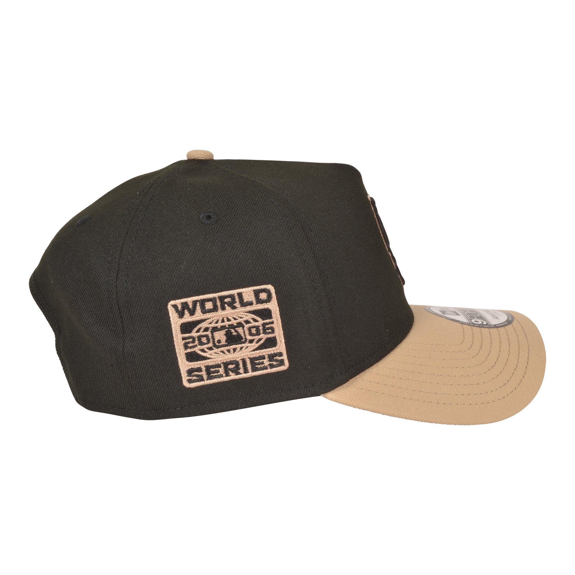 New Era St. Louis Cardinals 9FORTY A-Frame Black/Camel Snapback Hat