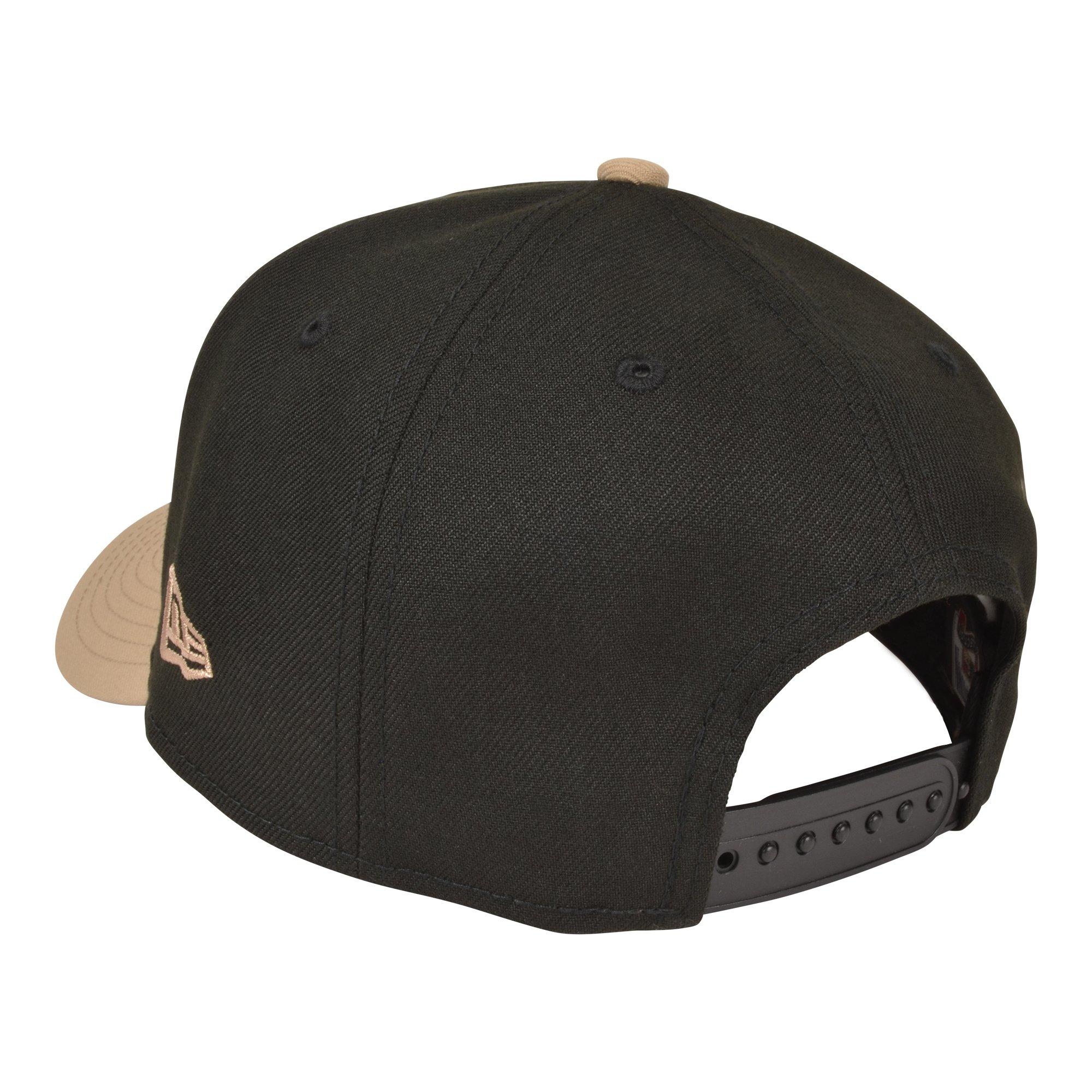 New Era St. Louis Cardinals 9FORTY A-Frame Black/Camel Snapback Hat