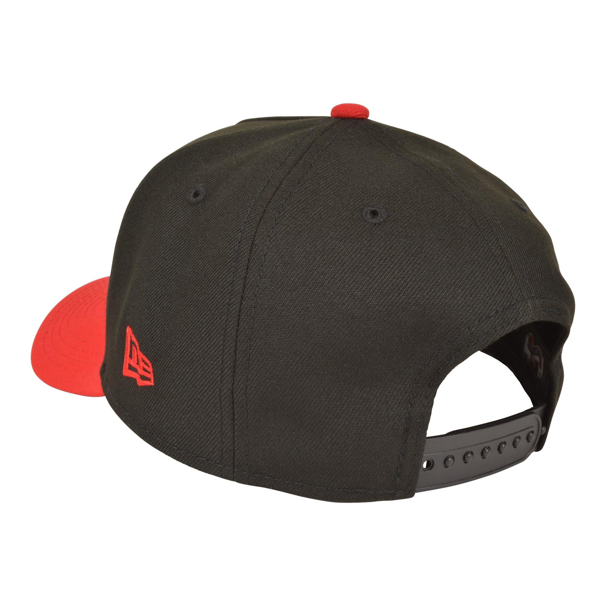 New Era Los Angeles Dodgers 9FORTY A-Frame Black/Red Snapback Hat