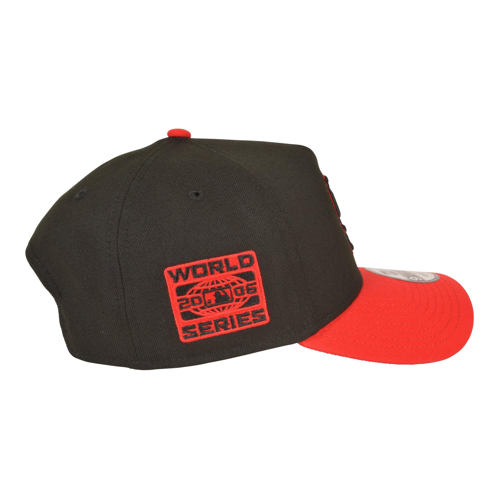 New Era St. Louis Cardinals 9FORTY A-Frame Black/Red Snapback Hat