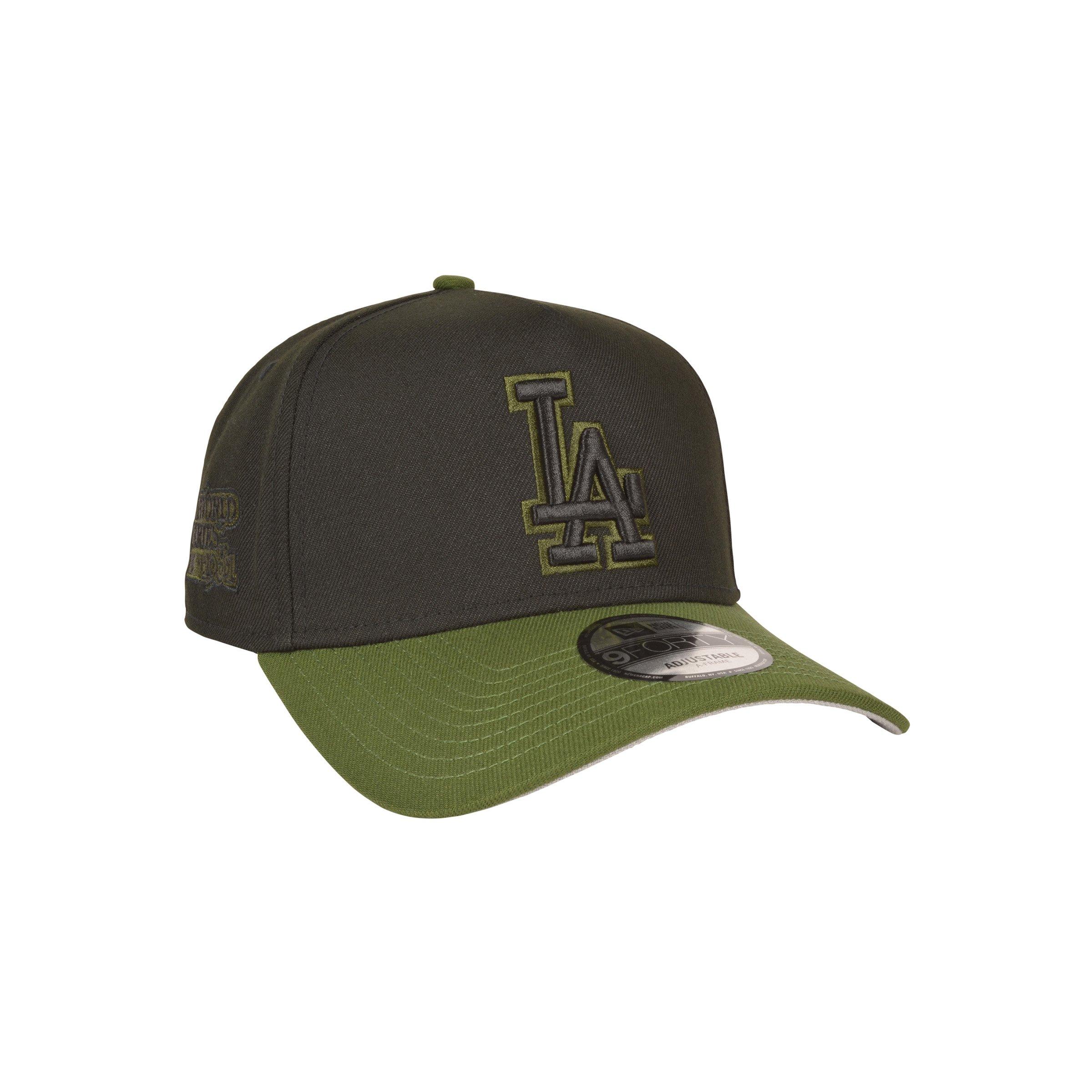 New Era Los Angeles Dodgers 9FORTY A-Frame Black/Green Snapback Hat