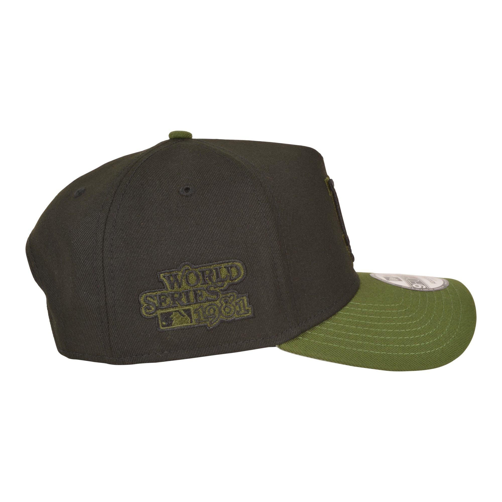 New Era Los Angeles Dodgers 9FORTY A-Frame Black/Green Snapback Hat