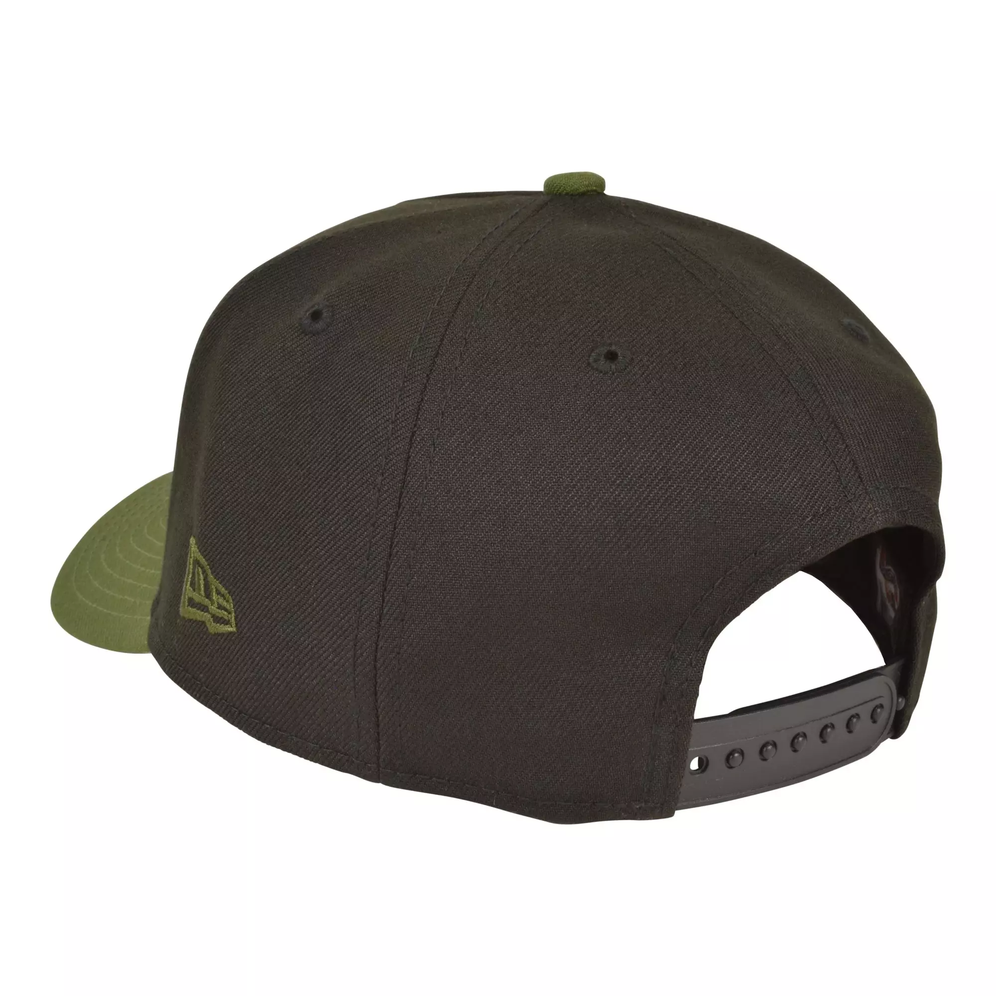 New Era Atlanta Braves 9FORTY A-Frame Snapback Hat-Black/Green - BLACK/GREEN