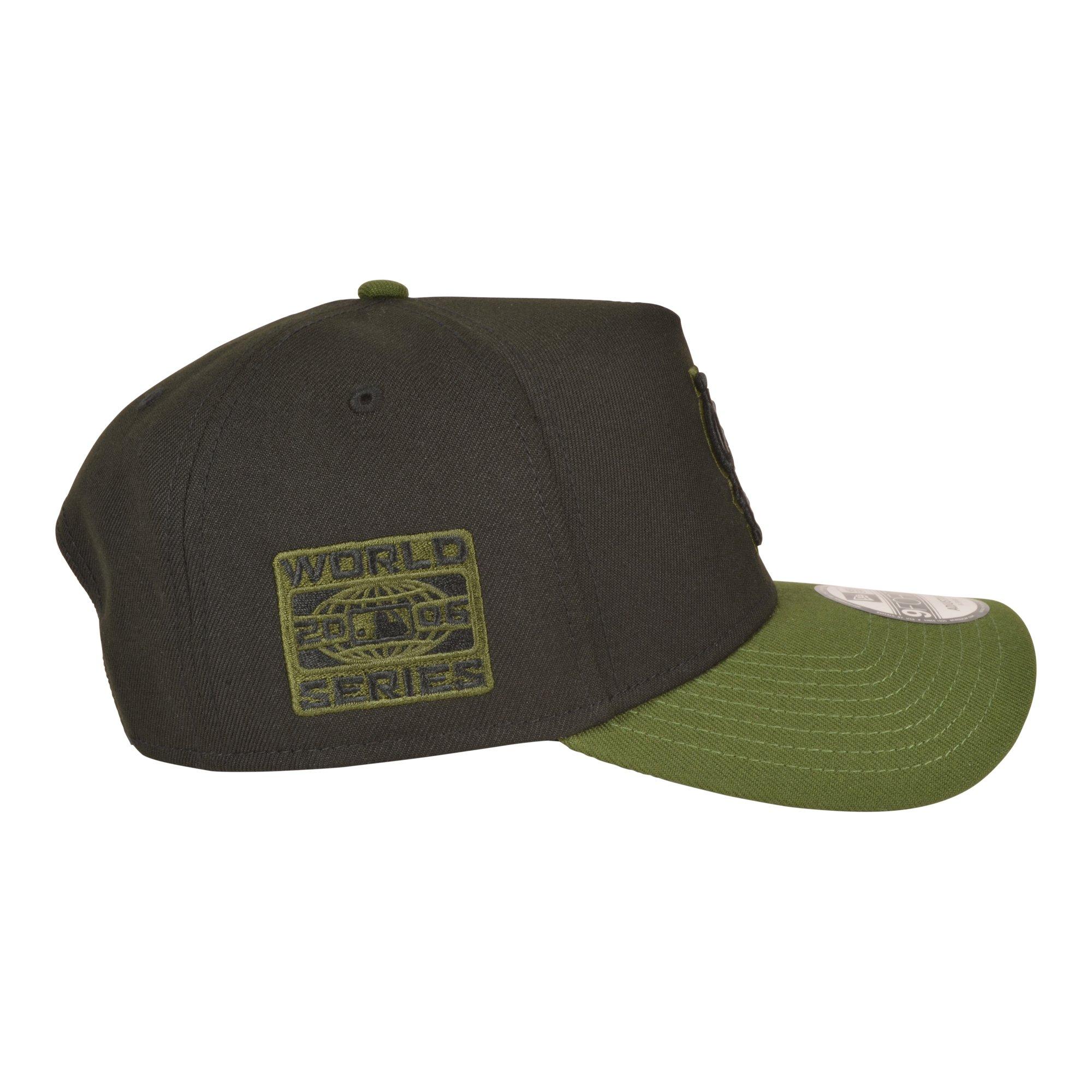 New Era St. Louis Cardinals 9FORTY A-Frame Black/Green Snapback Hat