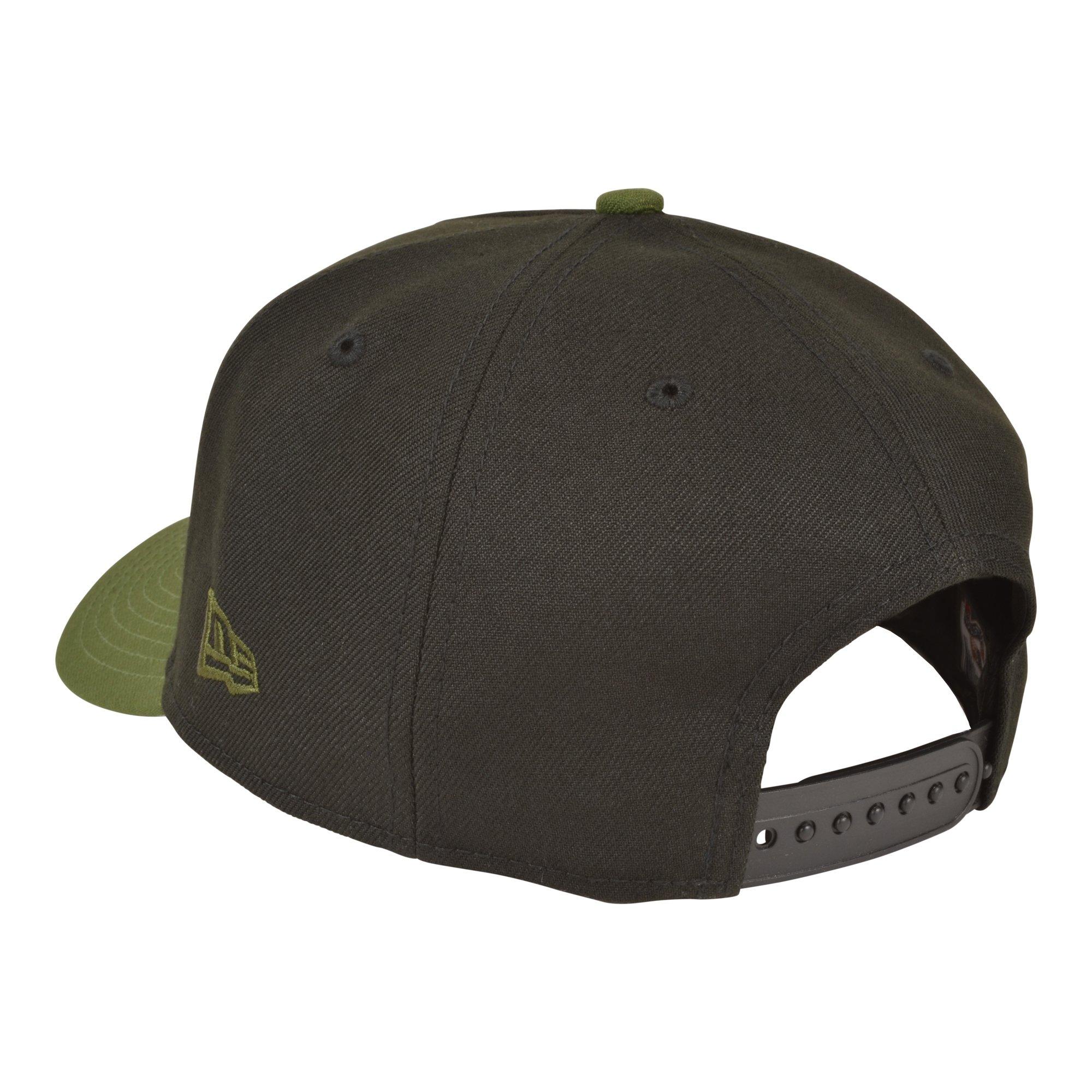 New Era Texas Rangers 9FORTY A-Frame Black/Green Snapback Hat
