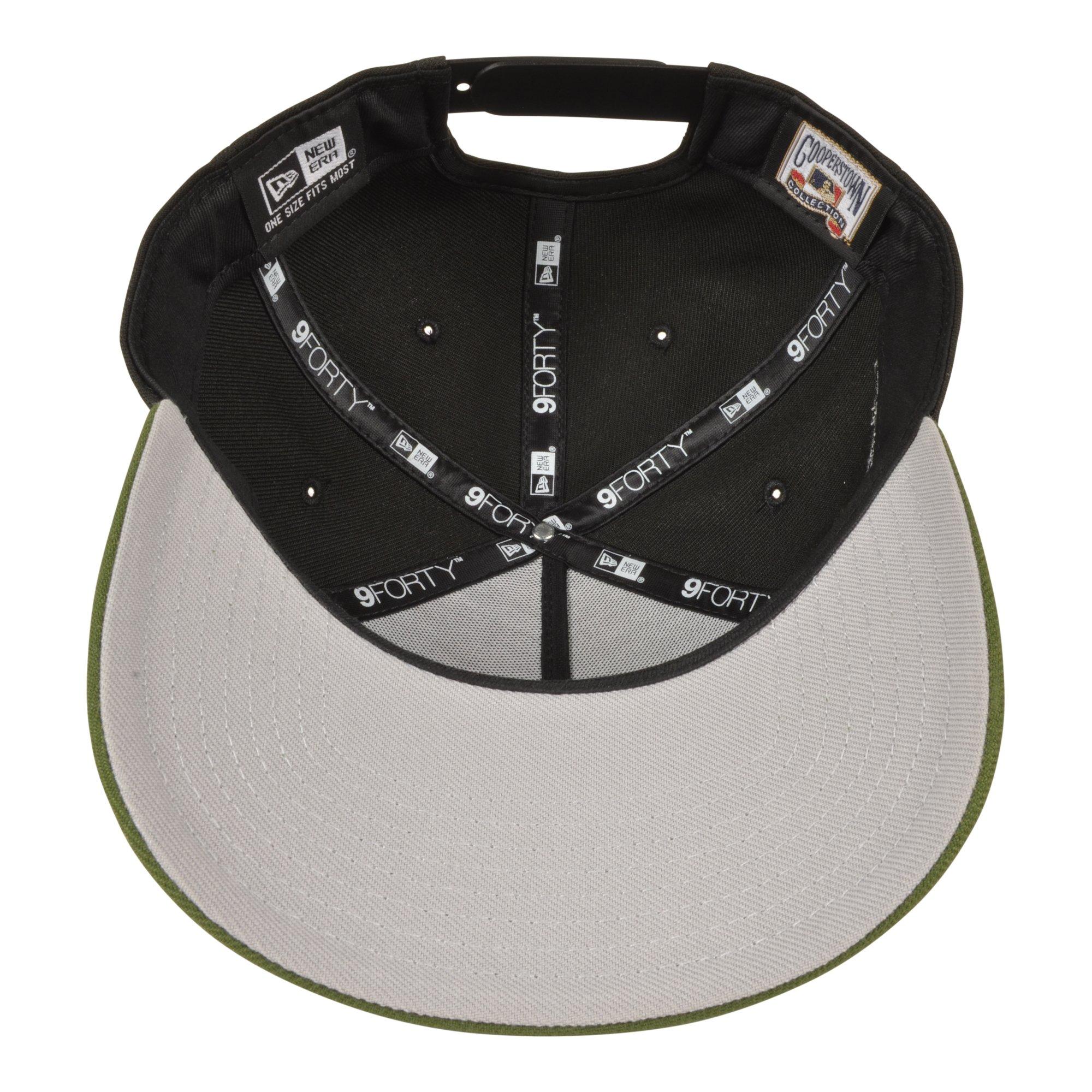 New Era Texas Rangers 9FORTY A-Frame Black/Green Snapback Hat