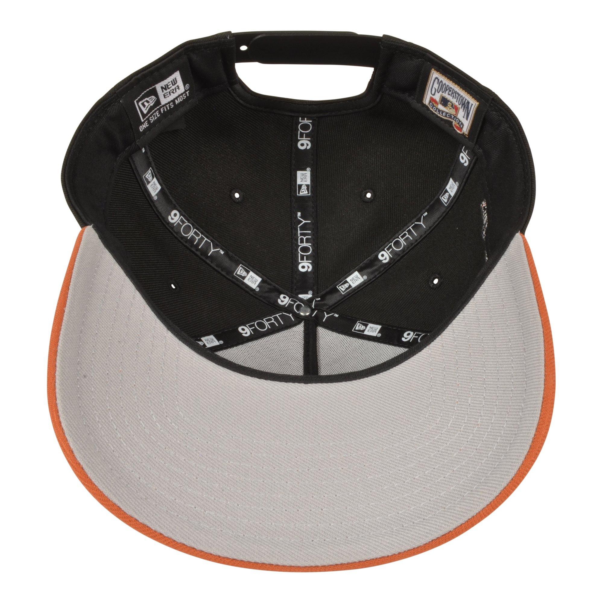 New Era Atlanta Braves 9FORTY A-Frame Black/Rust Snapback Hat