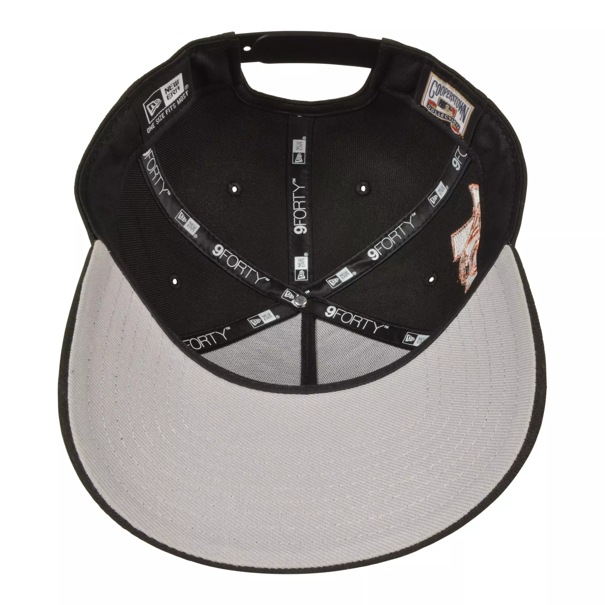 New Era Texas Rangers 9FORTY A-Frame Snapback Hat-Black/Rust - BLACK