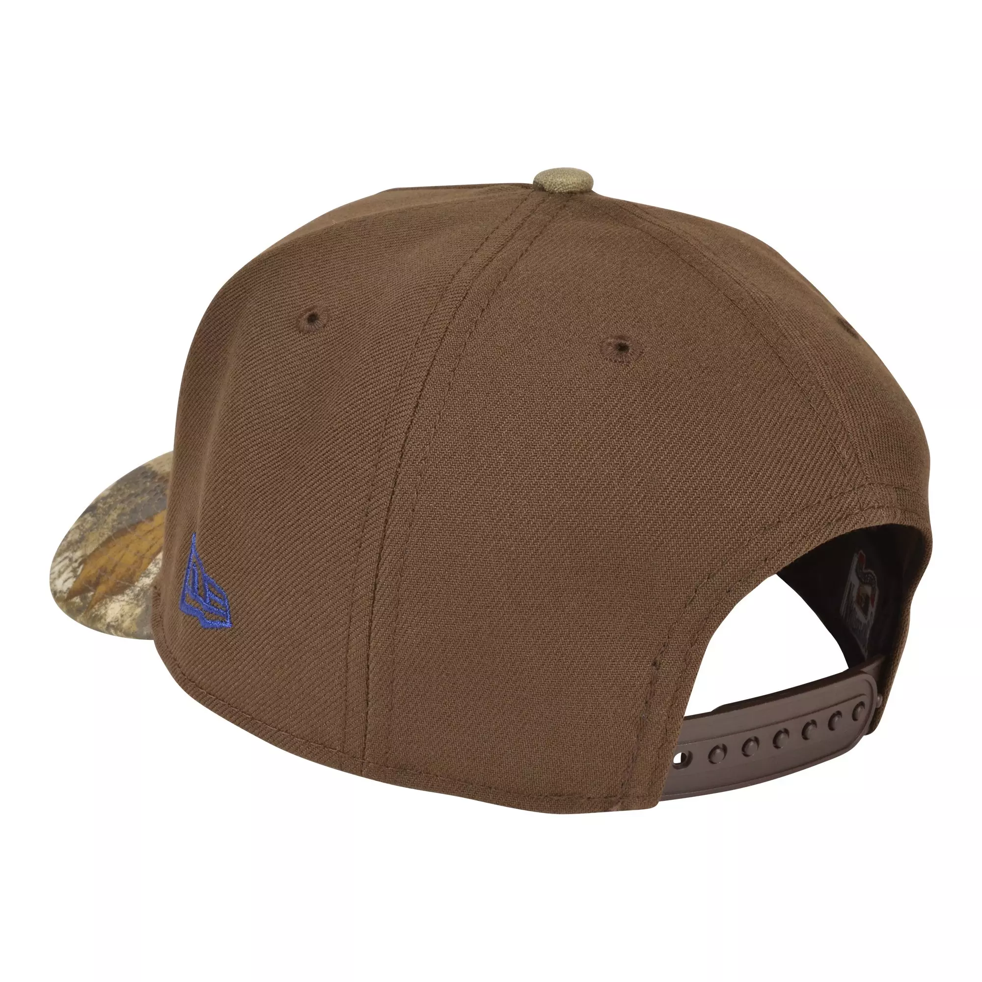 New Era Los Angeles Dodgers 9FORTY A-Frame Snapback Hat-Walnut/Realtree - BROWN