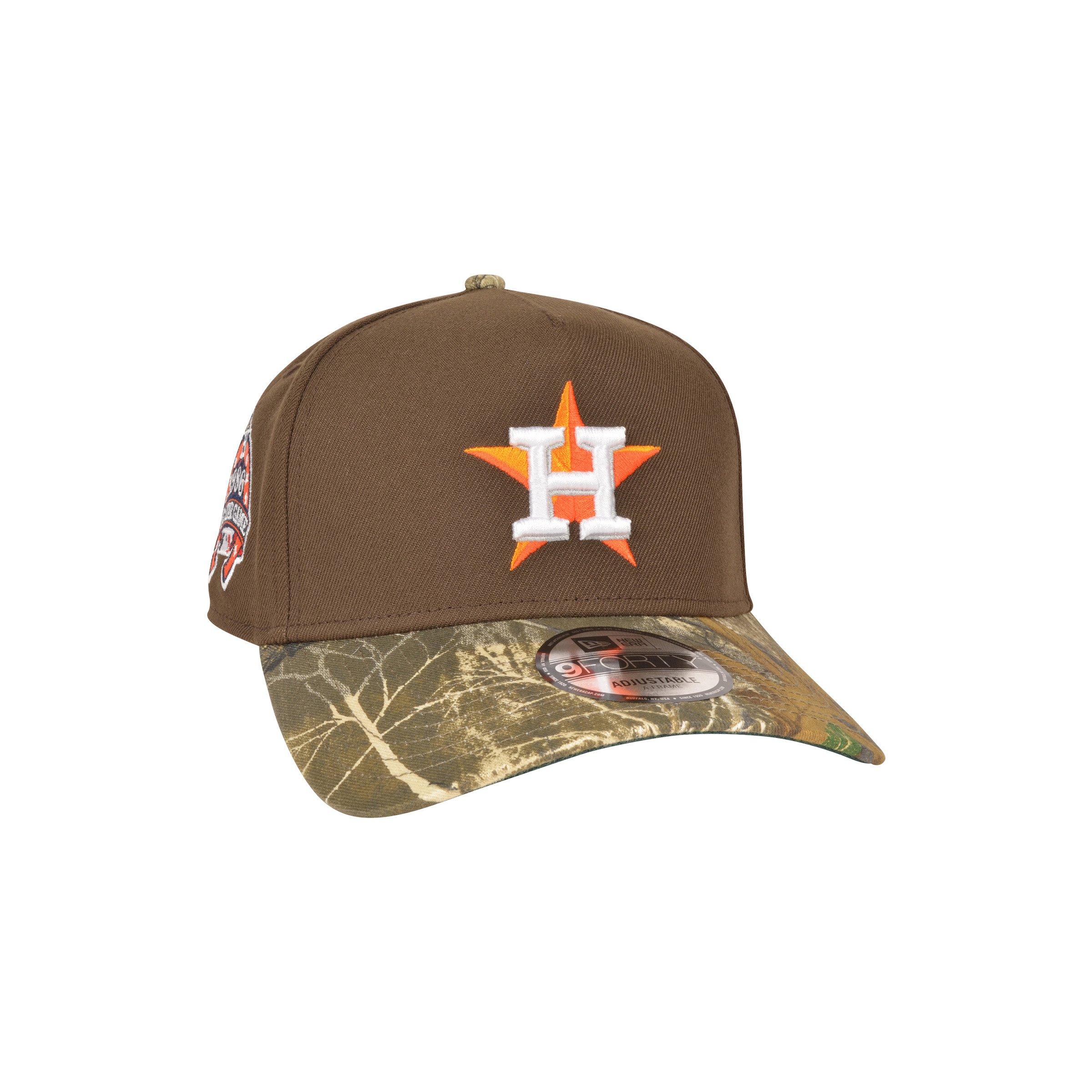 New Era Houston Astros 9FORTY A-Frame Walnut/Realtree Snapback Hat