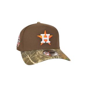 New Era Houston Astros 9FORTY A-Frame Snapback Hat-Walnut/Realtree