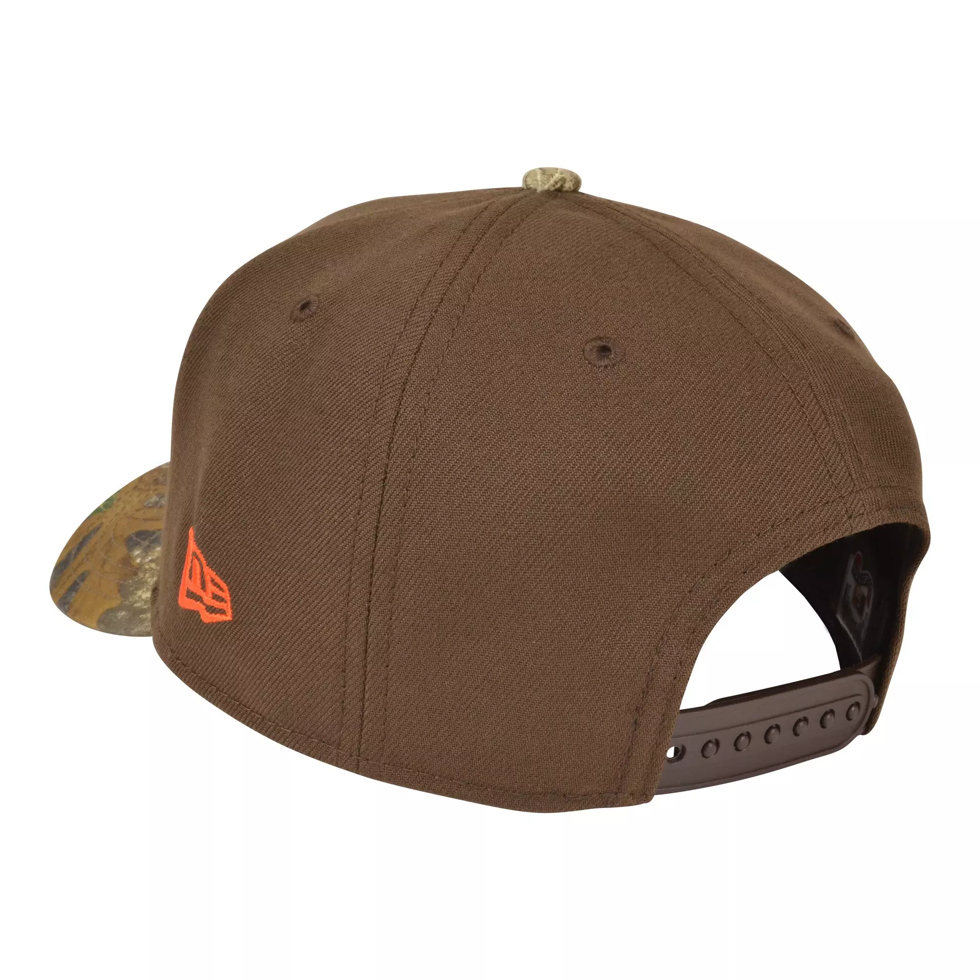 New Era Houston Astros 9FORTY A-Frame Snapback Hat-Walnut/Realtree - BROWN