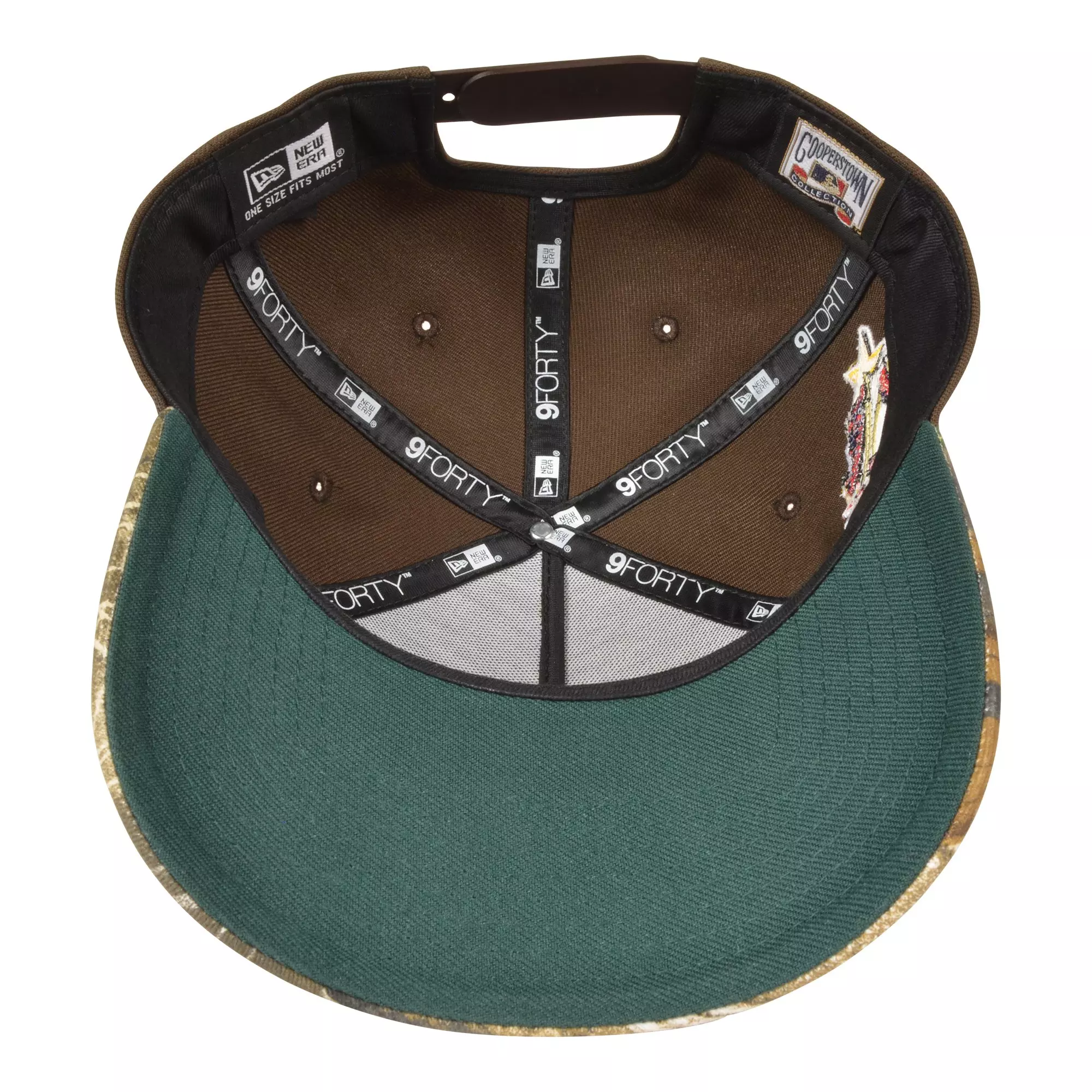 New Era Houston Astros 9FORTY A-Frame Snapback Hat-Walnut/Realtree - BROWN