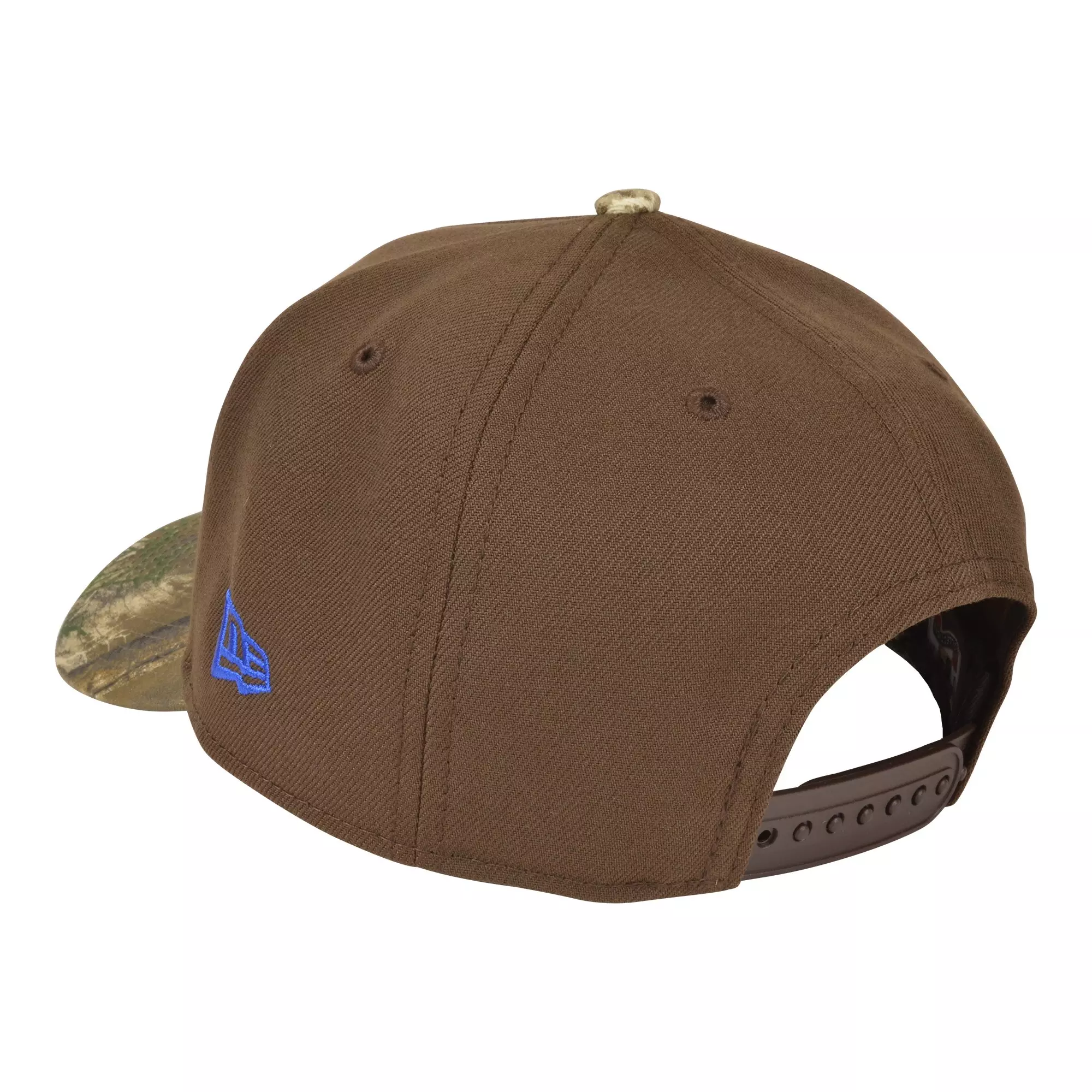 New Era Texas Rangers 9FORTY A-Frame Snapback Hat-Walnut/Realtree - BROWN