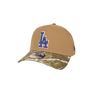 New Era Los Angeles Dodgers 9FORTY A-Frame Snapback Hat-Khaki/Realtree