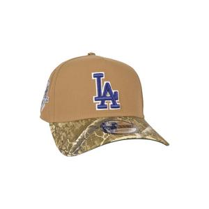 New Era Los Angeles Dodgers 9FORTY A-Frame Snapback Hat-Khaki/Realtree