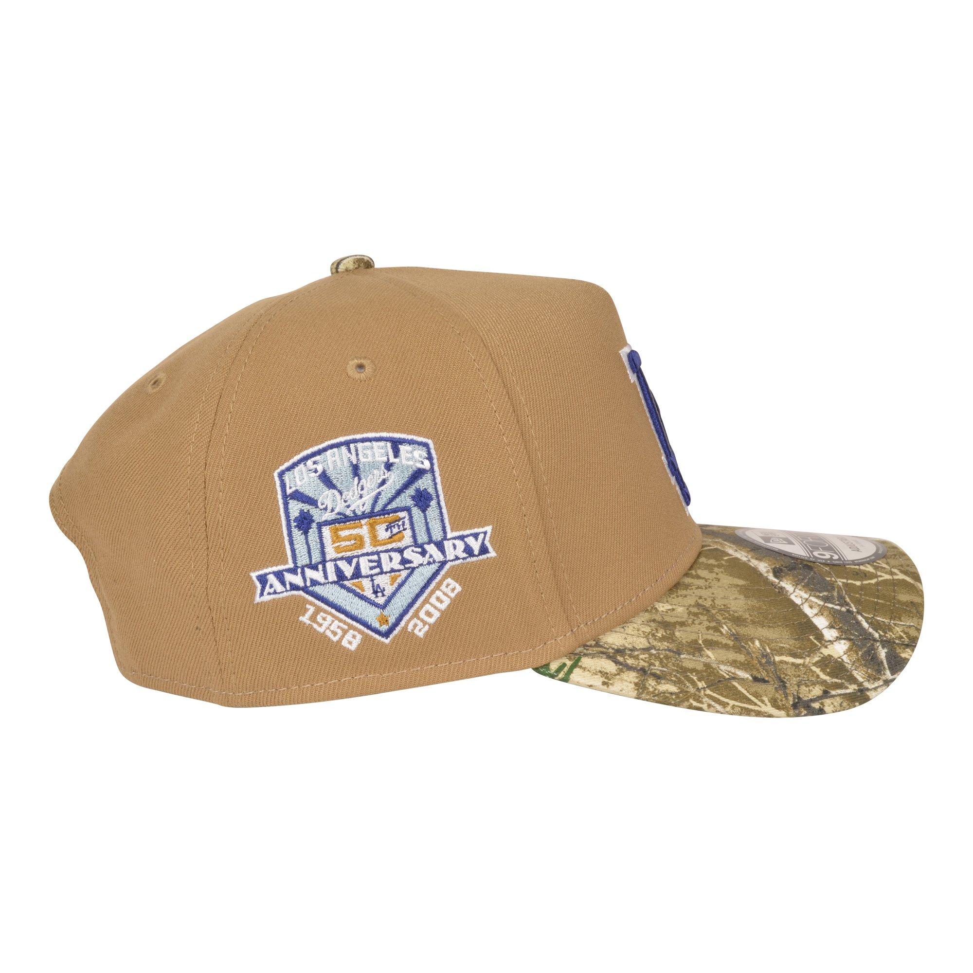 New Era Los Angeles Dodgers 9FORTY A-Frame Khaki/Realtree Snapback Hat