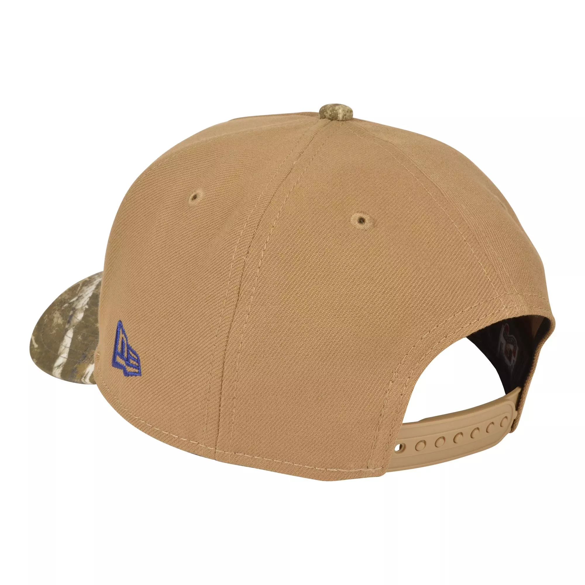 New Era Los Angeles Dodgers 9FORTY A-Frame Snapback Hat-Khaki/Realtree - TAN