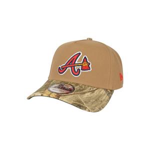 New Era Atlanta Braves 9FORTY A-Frame Snapback Hat-Khaki/Realtree
