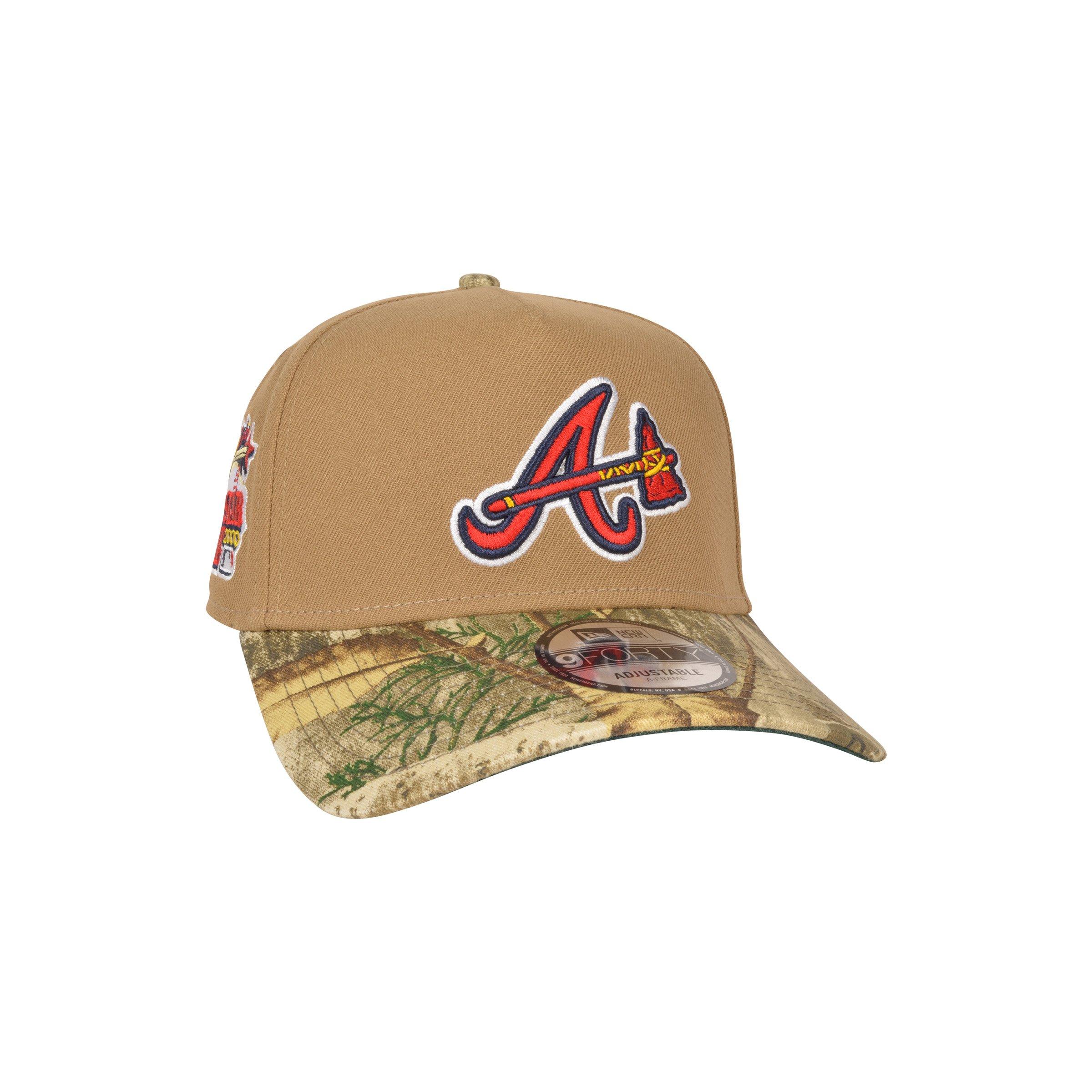 New Era Atlanta Braves 9FORTY A-Frame Khaki/Realtree Snapback Hat