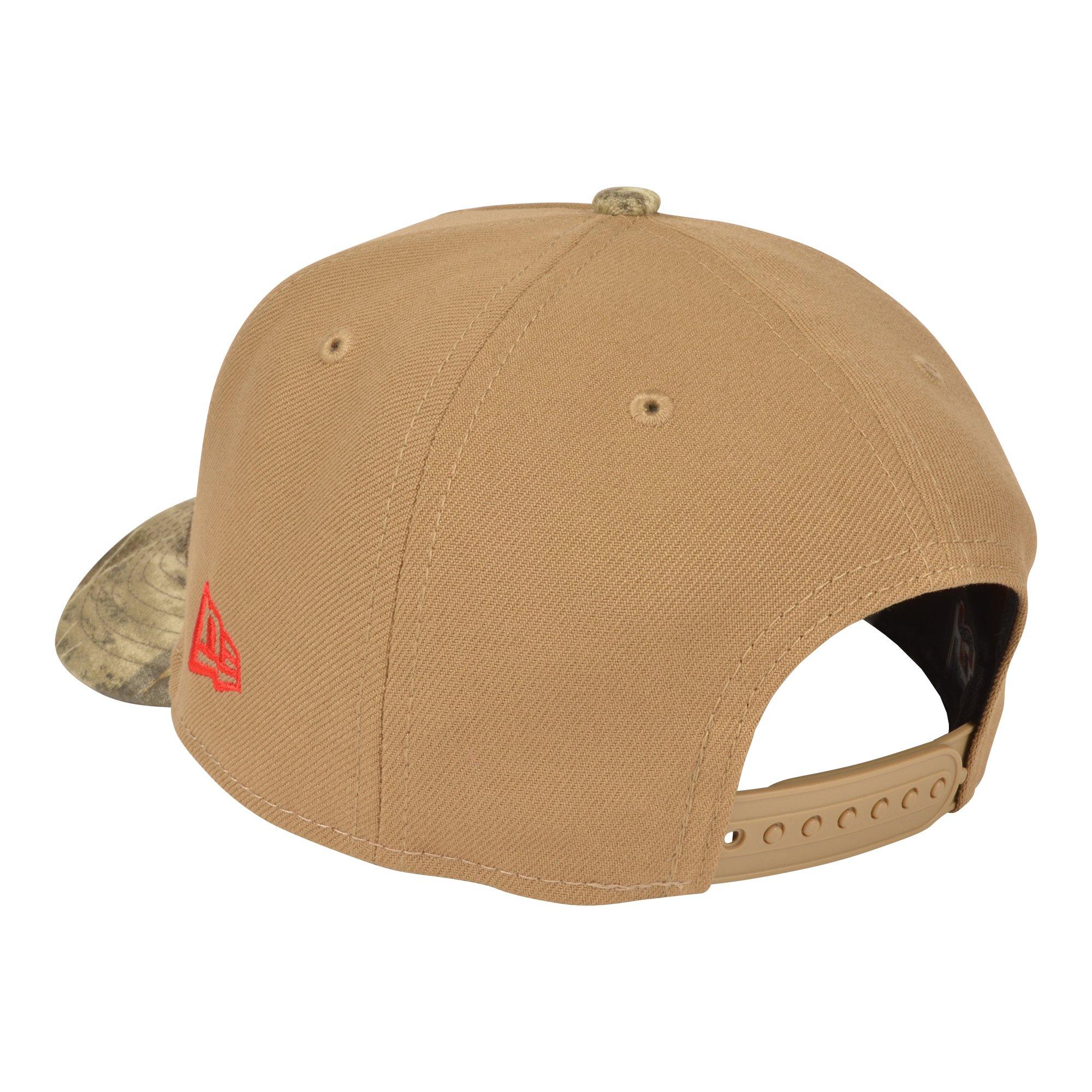 New Era Atlanta Braves 9FORTY A-Frame Khaki/Realtree Snapback Hat