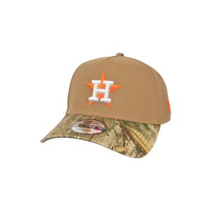 New Era Houston Astros 9FORTY A-Frame Snapback Hat-Khaki/Realtree