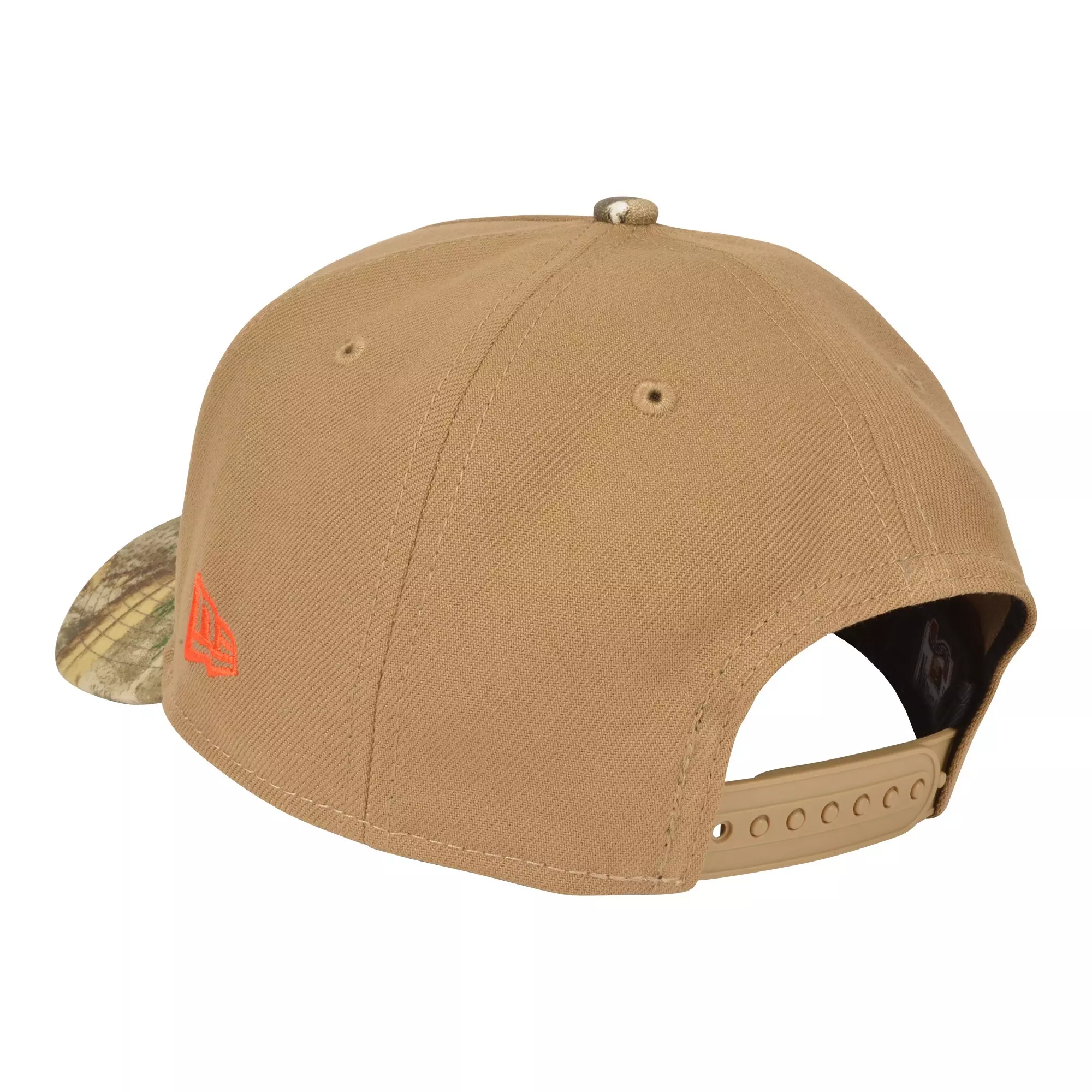 New Era Houston Astros 9FORTY A-Frame Snapback Hat-Khaki/Realtree - TAN