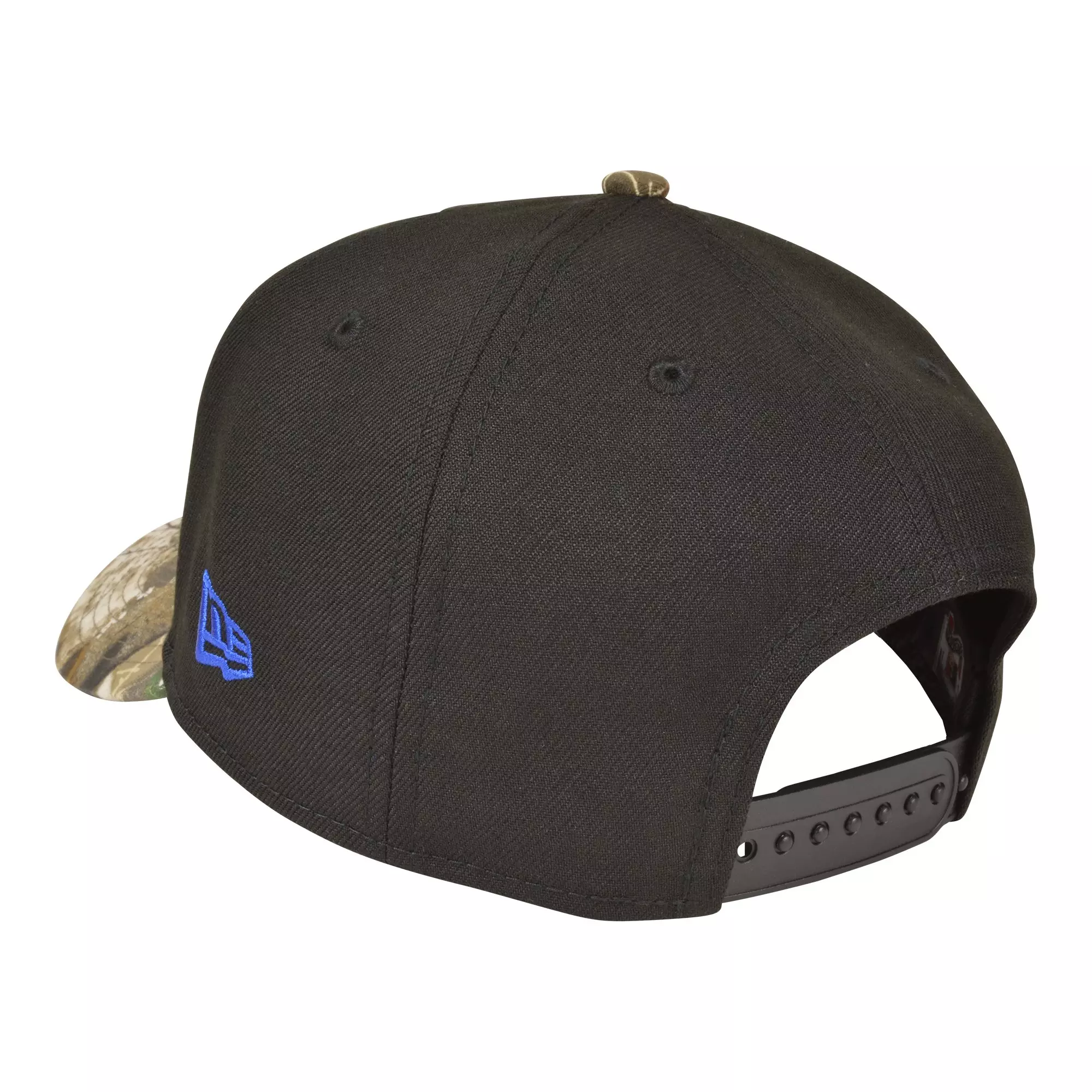 New Era Texas Rangers 9FORTY A-Frame Snapback Hat-Black/Realtree - BLACK