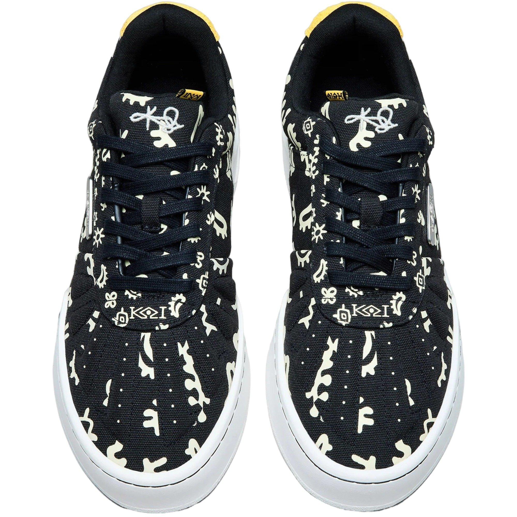 ANTA Kai H&eacute;l&agrave; Style "Groundwork" Men's Shoe - BLACK/YELLOW Thumbnail View 3