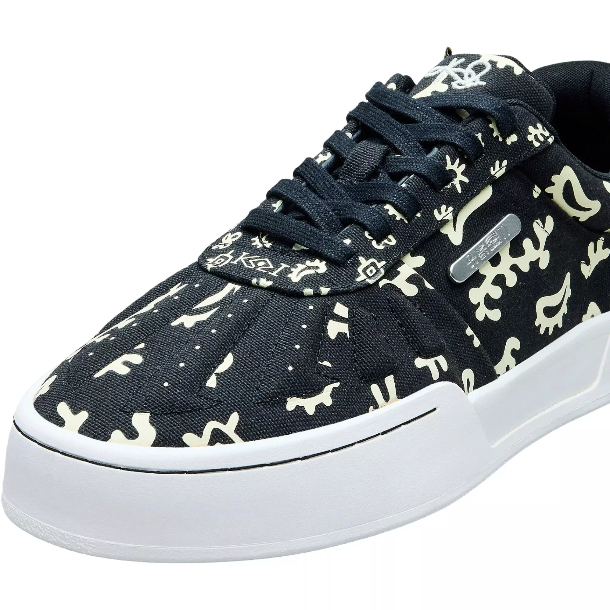 ANTA Kai Hélà Style "Groundwork" Men's Shoe - BLACK/YELLOW