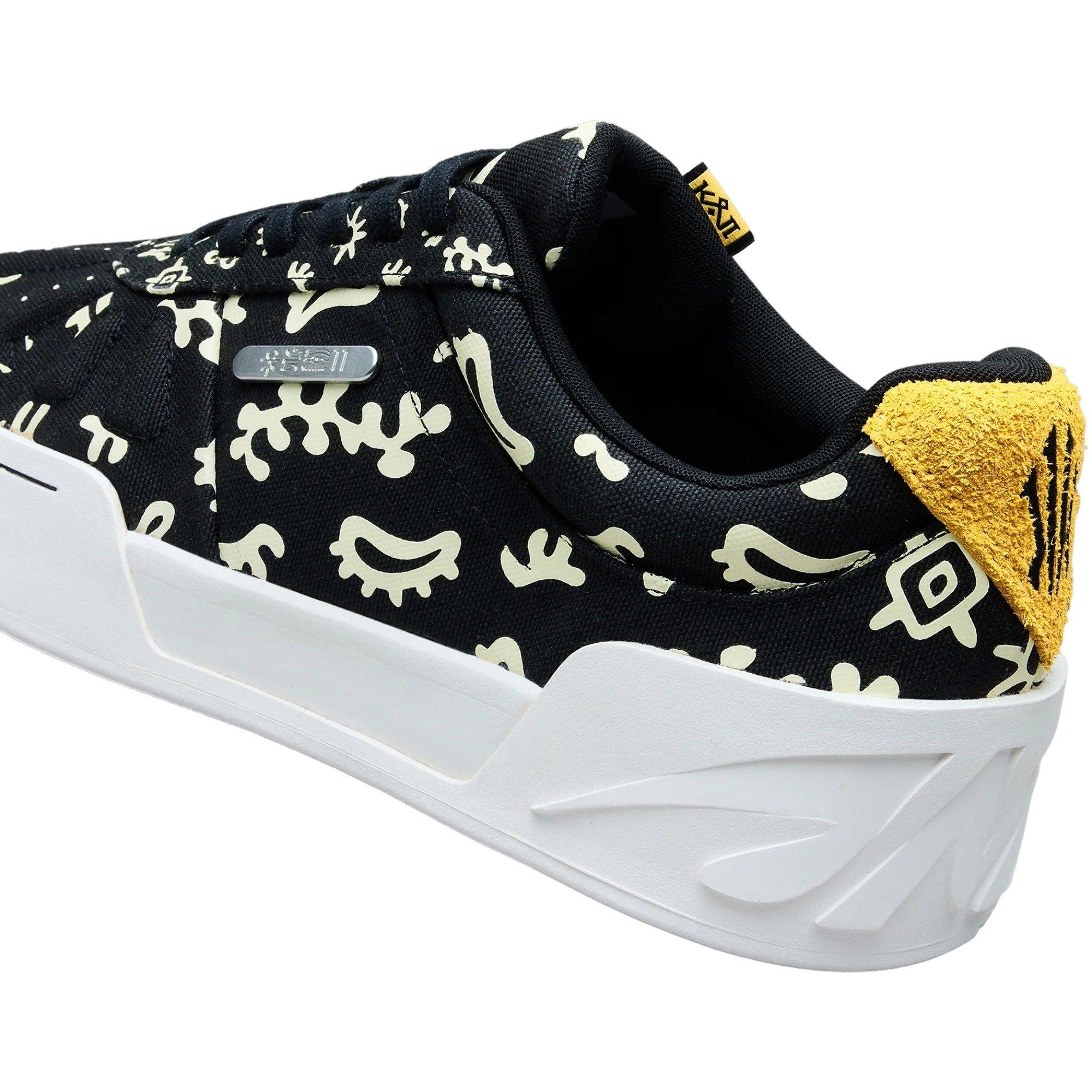 ANTA Kai H&eacute;l&agrave; Style "Groundwork" Men's Shoe - BLACK/YELLOW Thumbnail View 6