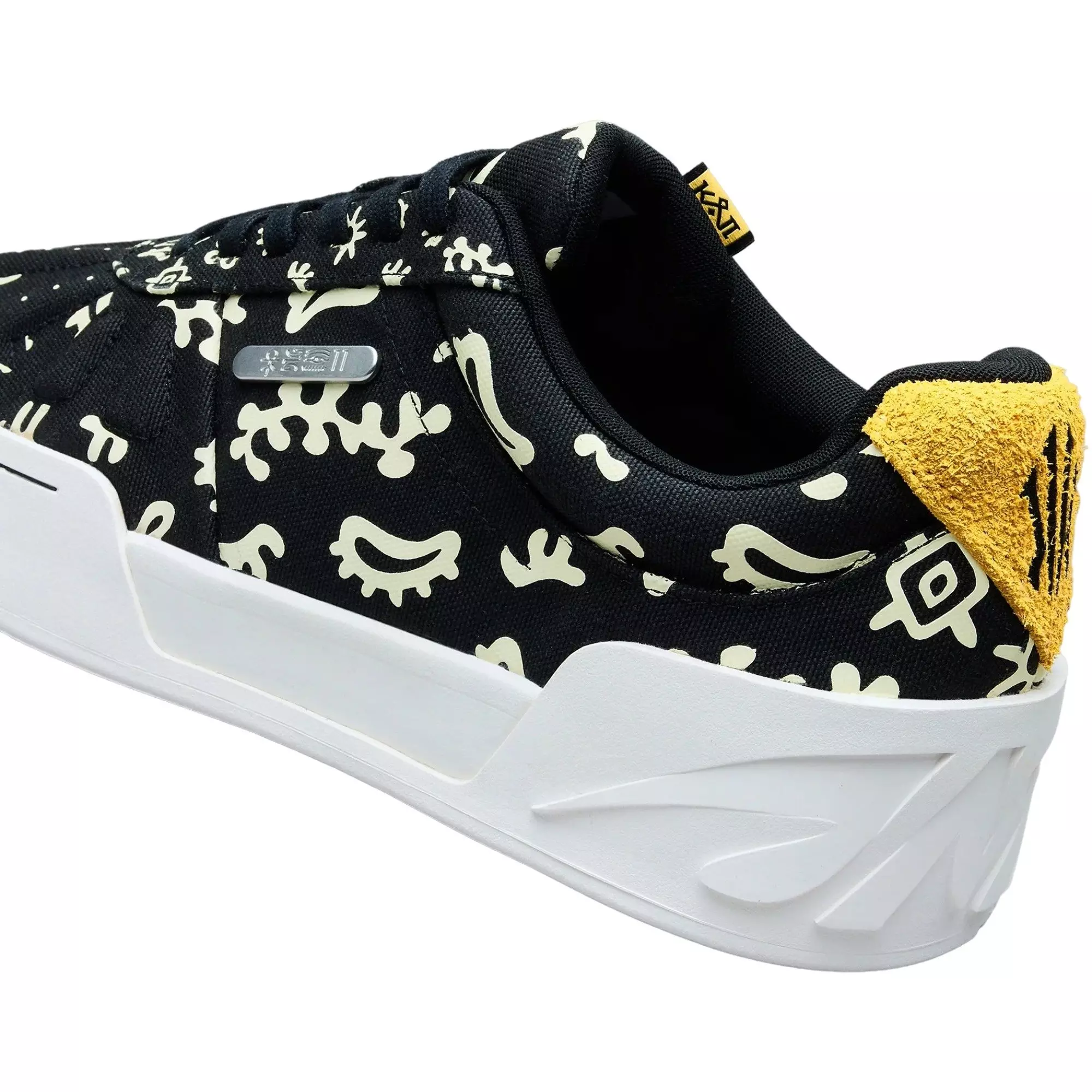 ANTA Kai Hélà Style "Groundwork" Men's Shoe - BLACK/YELLOW