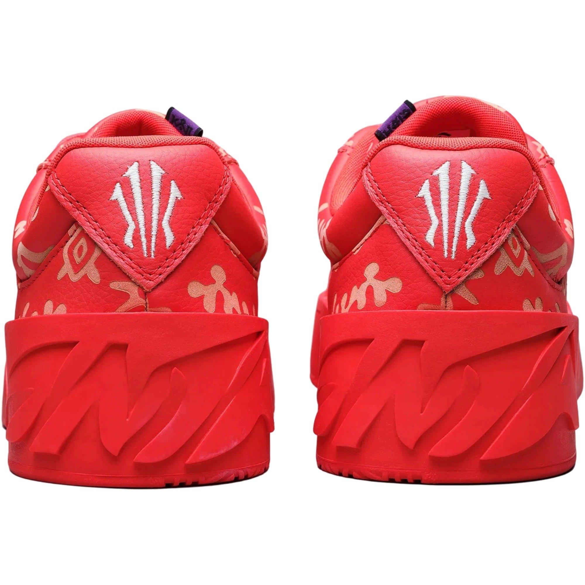 ANTA Kai H&eacute;l&agrave; Style "Ancestral Flame" Men's Shoe - RED/YELLOW Thumbnail View 4