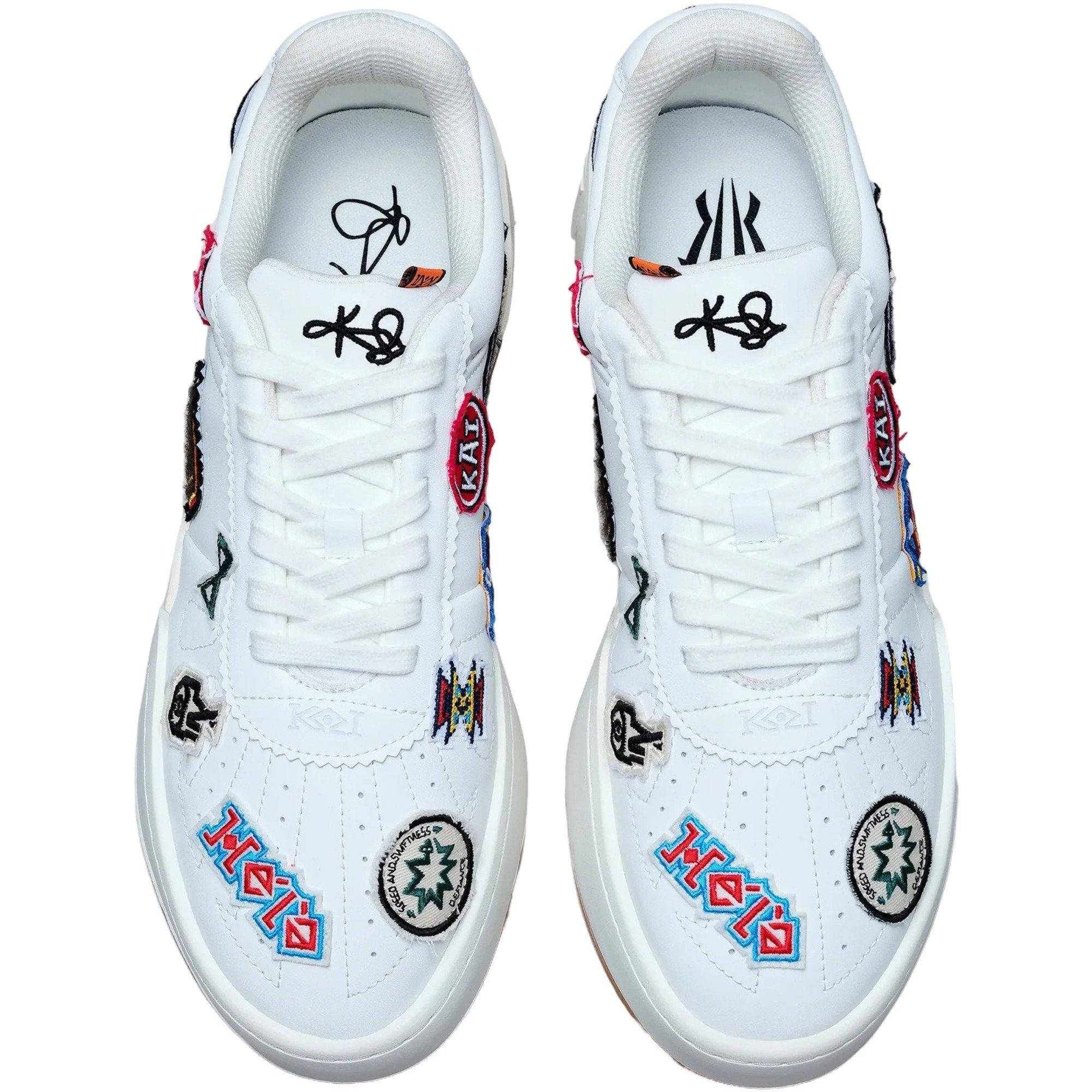 ANTA Kai H&eacute;l&agrave; Style "White Patches" Men's Shoe - WHITE Thumbnail View 3