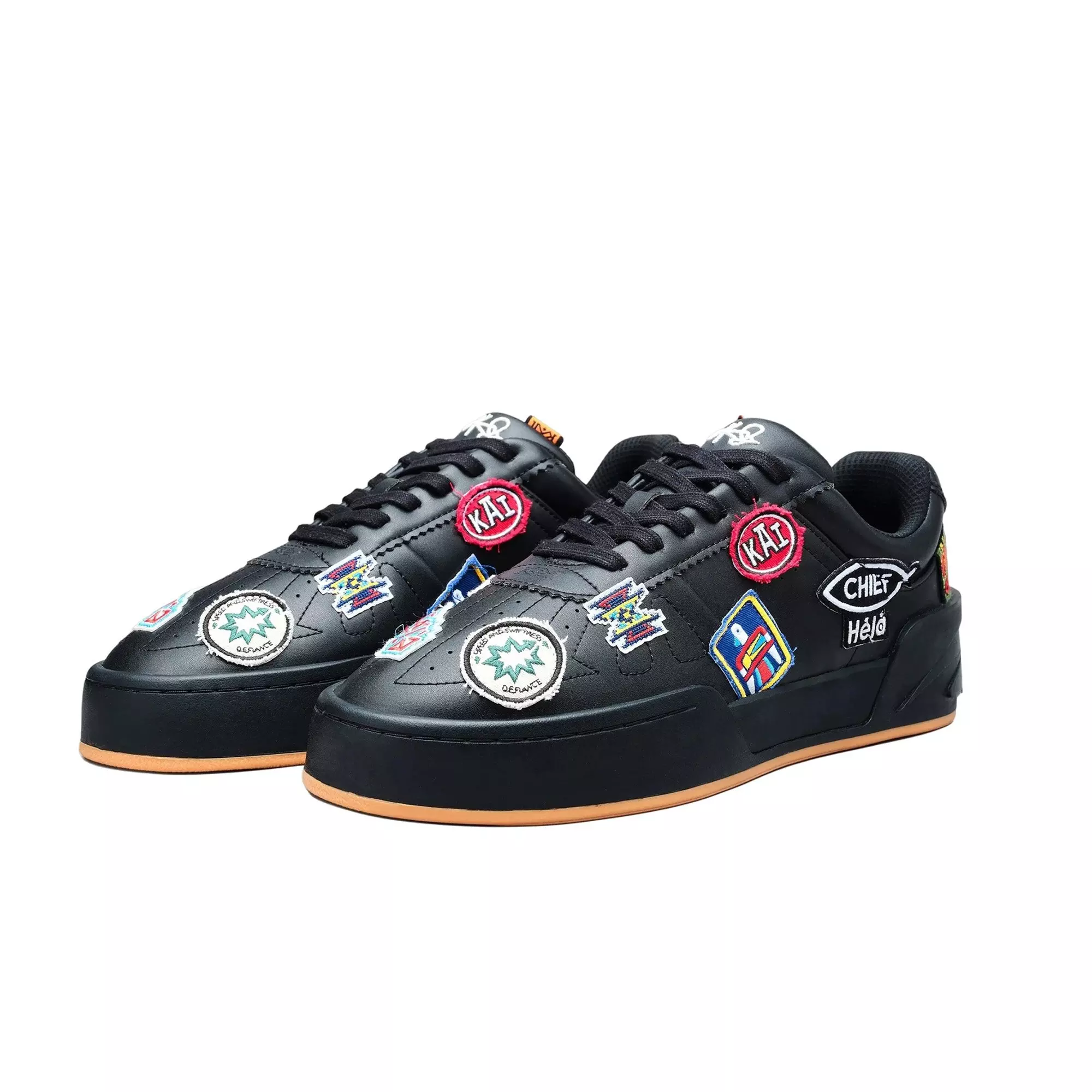 ANTA Kai Hélà Style Limited "Black Patches" Men's Shoe - BLACK