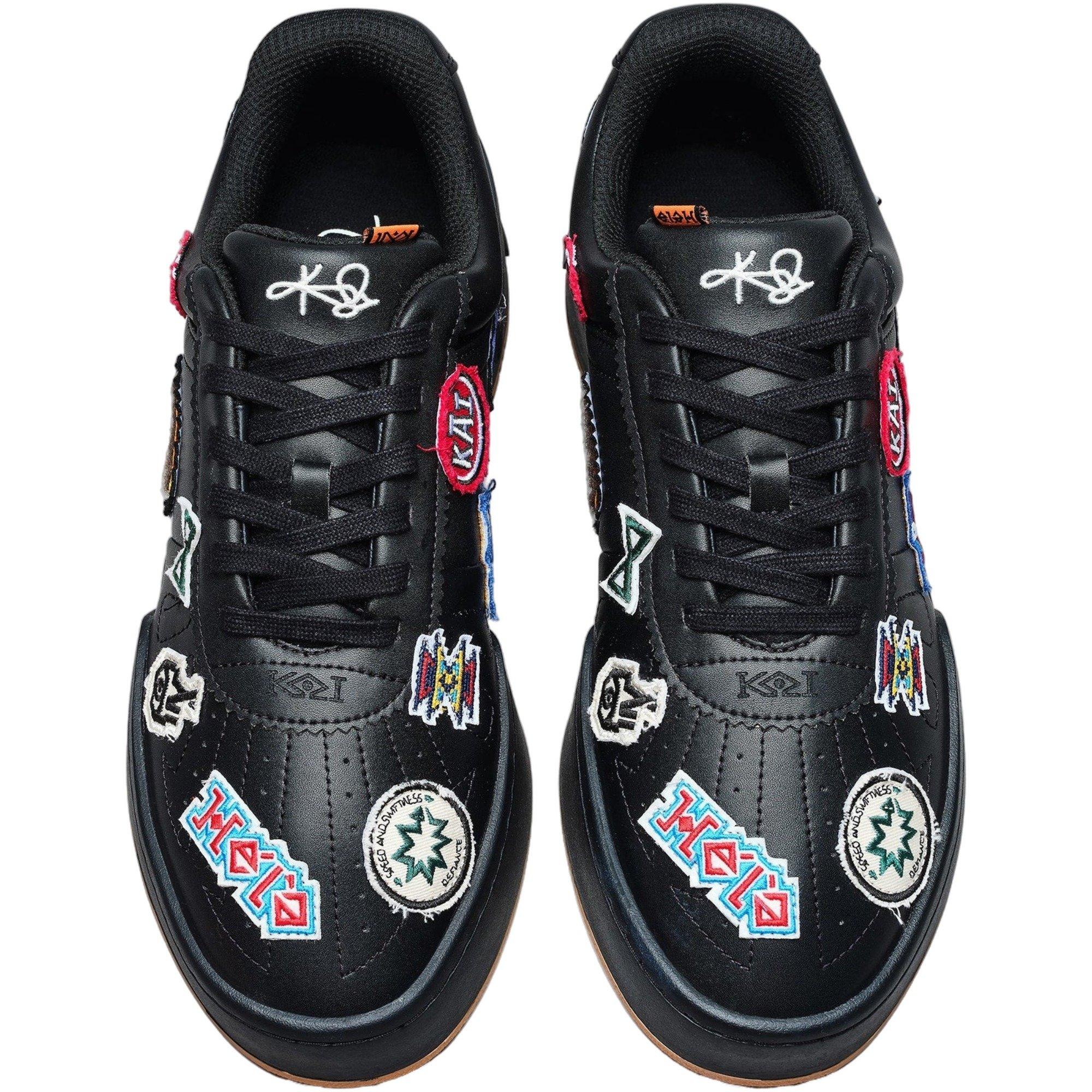 ANTA Kai H&eacute;l&agrave; Style Limited "Black Patches" Men's Shoe - BLACK Thumbnail View 3