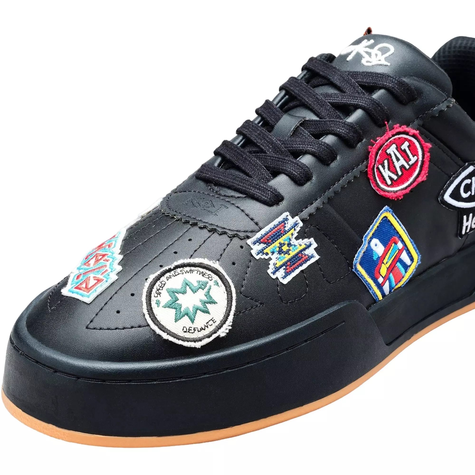 ANTA Kai Hélà Style Limited "Black Patches" Men's Shoe - BLACK