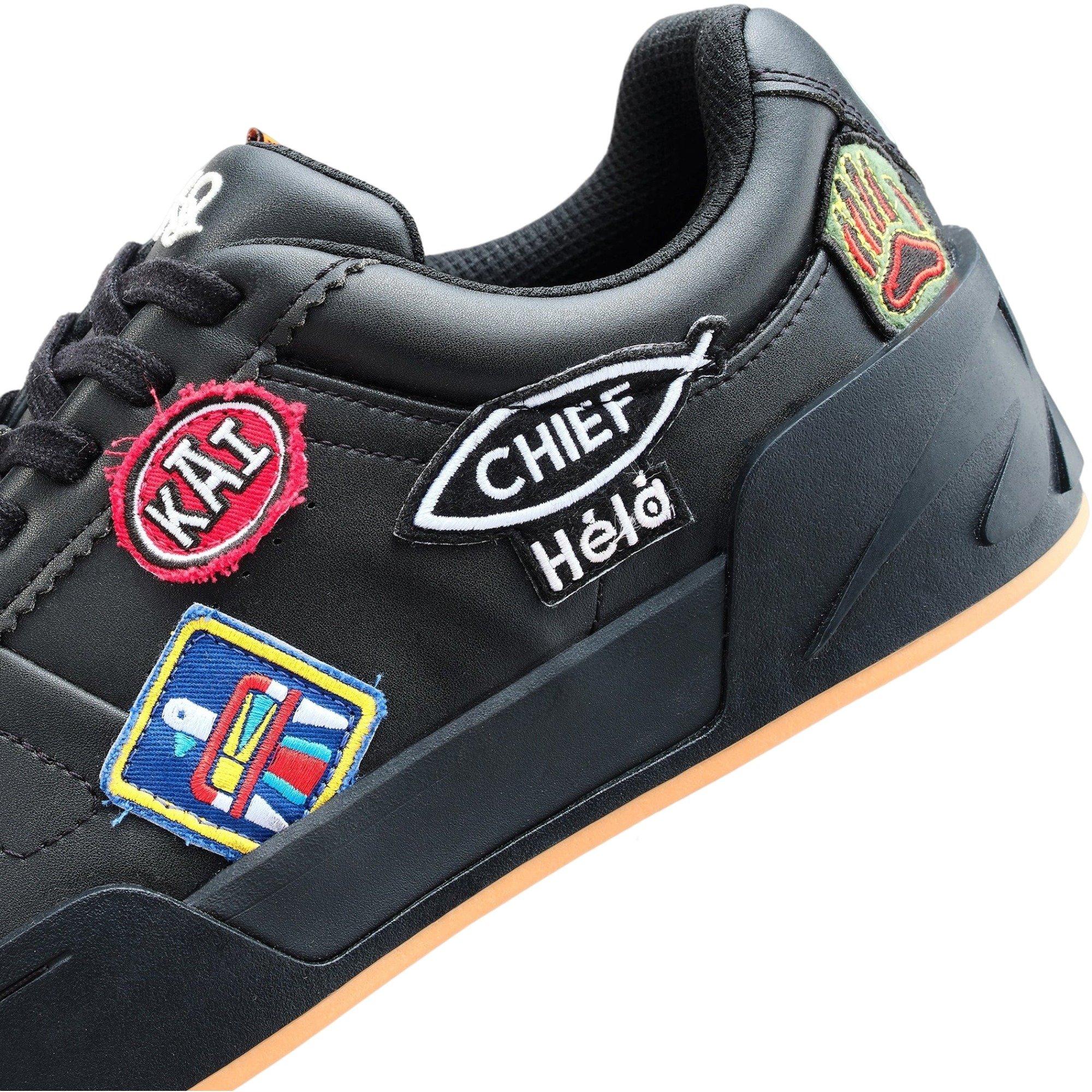 ANTA Kai H&eacute;l&agrave; Style Limited "Black Patches" Men's Shoe - BLACK Thumbnail View 6