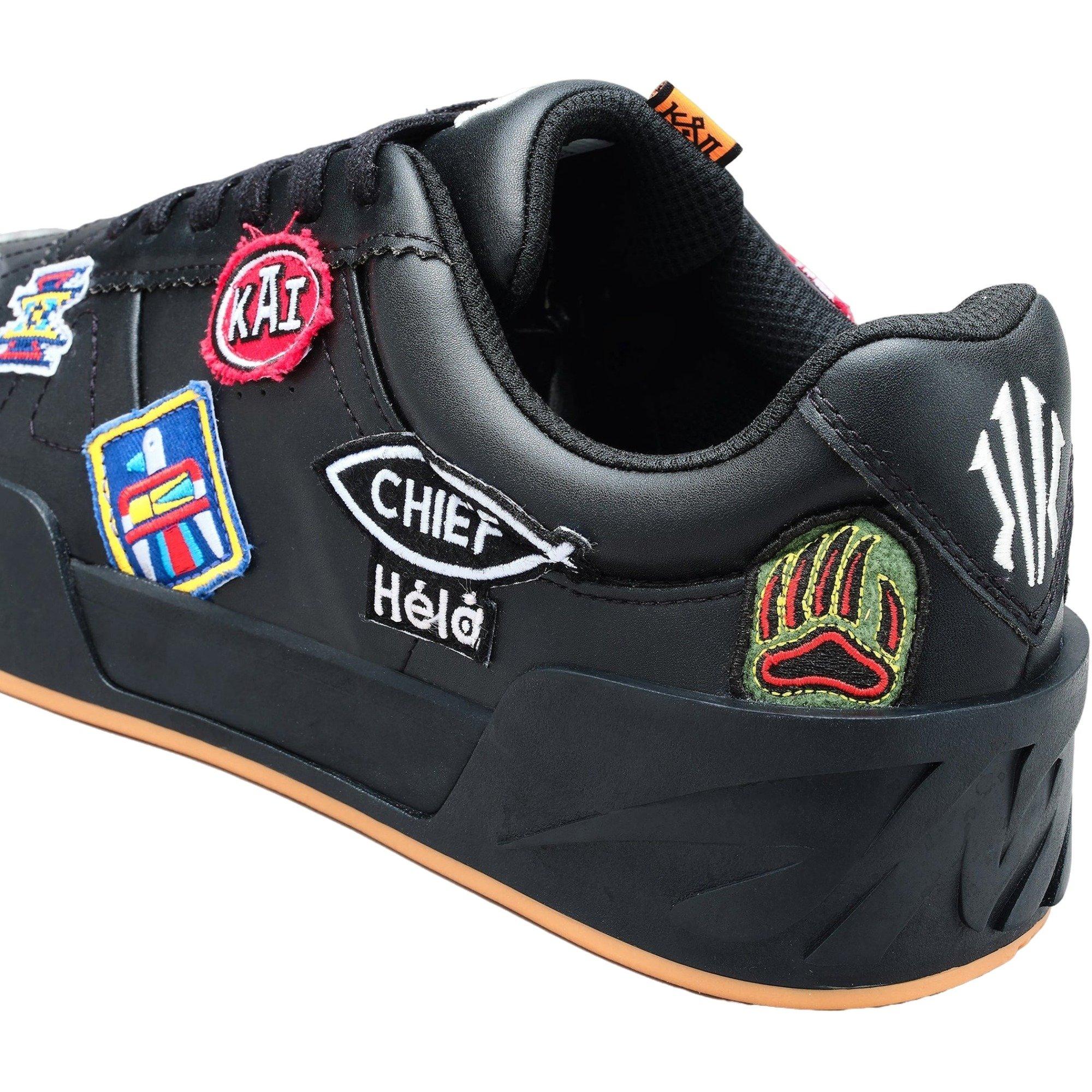 ANTA Kai H&eacute;l&agrave; Style Limited "Black Patches" Men's Shoe - BLACK Thumbnail View 7