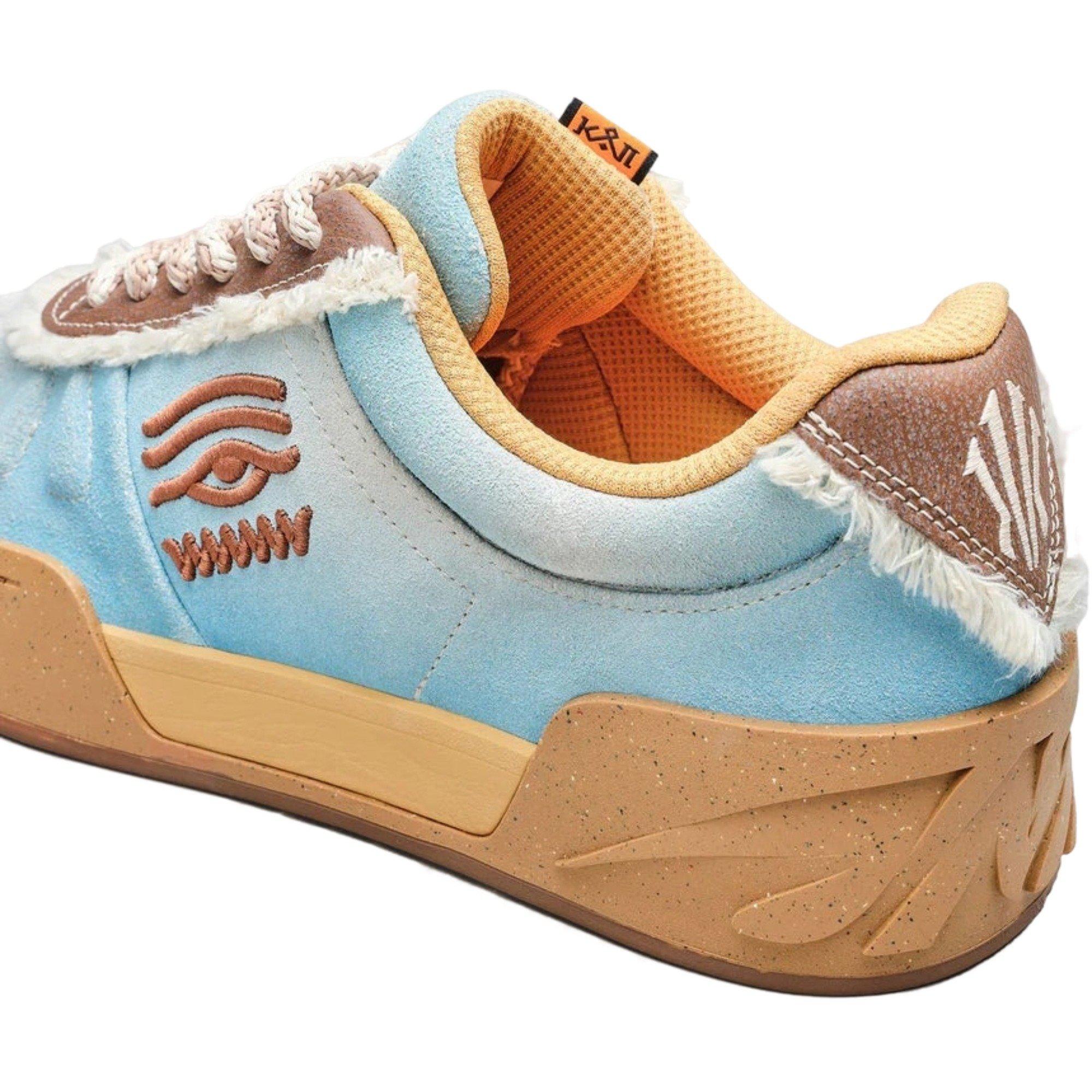 ANTA Kai H&eacute;l&agrave; Style Limited "Ocean Eye" Men's Shoe - BLUE Thumbnail View 7