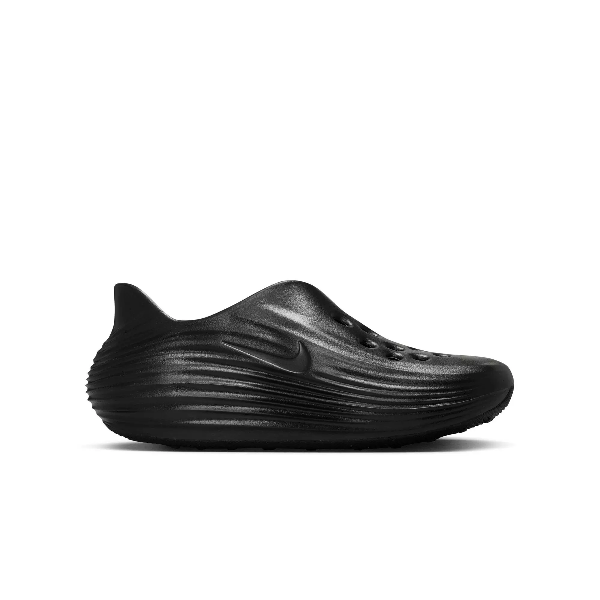 Nike ReactX Rejuven8 "Black" Grade School Boys' Slide - BLACK