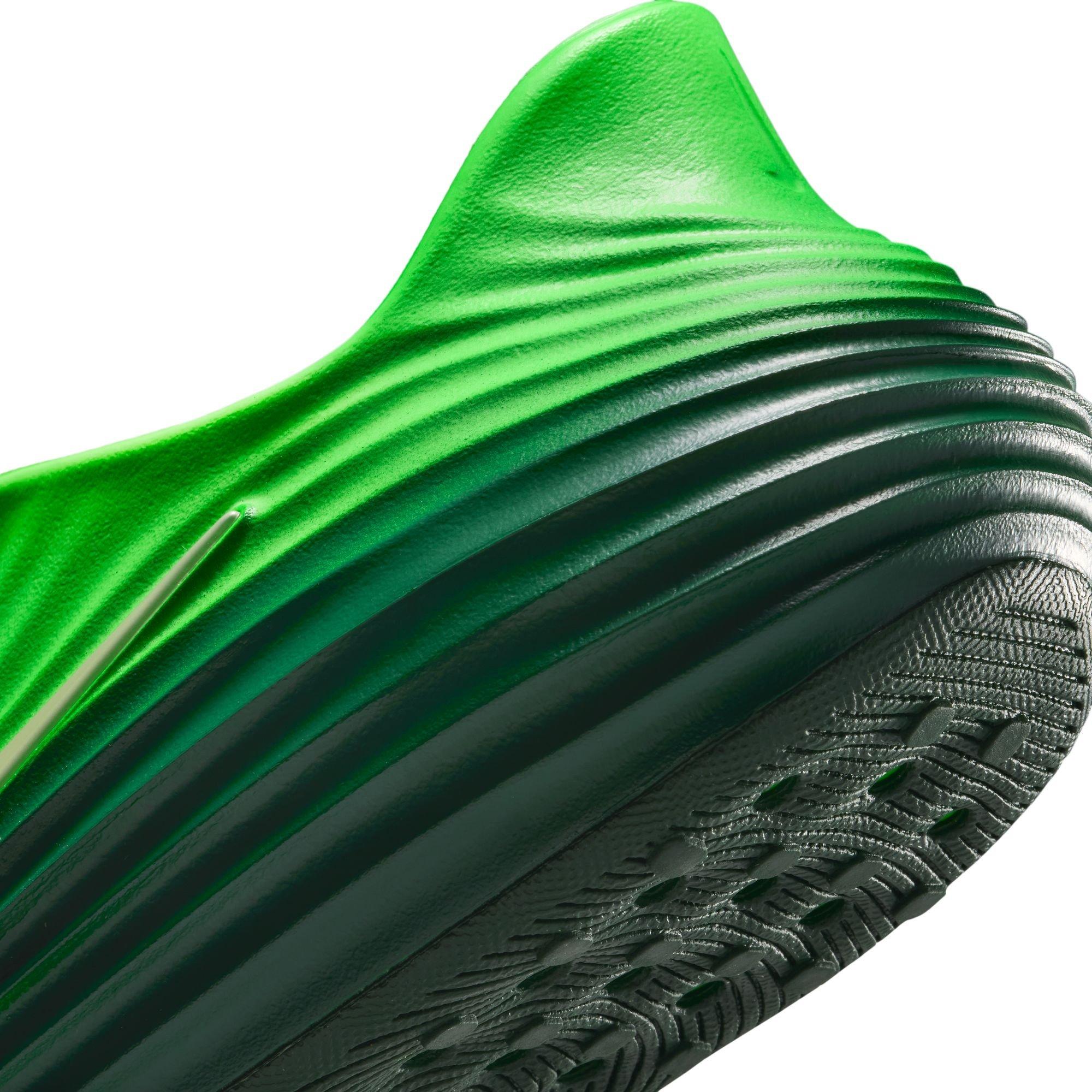 Nike ReactX Rejuven8 "Green Strike/Olive Aura/Fir" Grade School Boys' Slide - GREEN/BLACK Thumbnail View 11