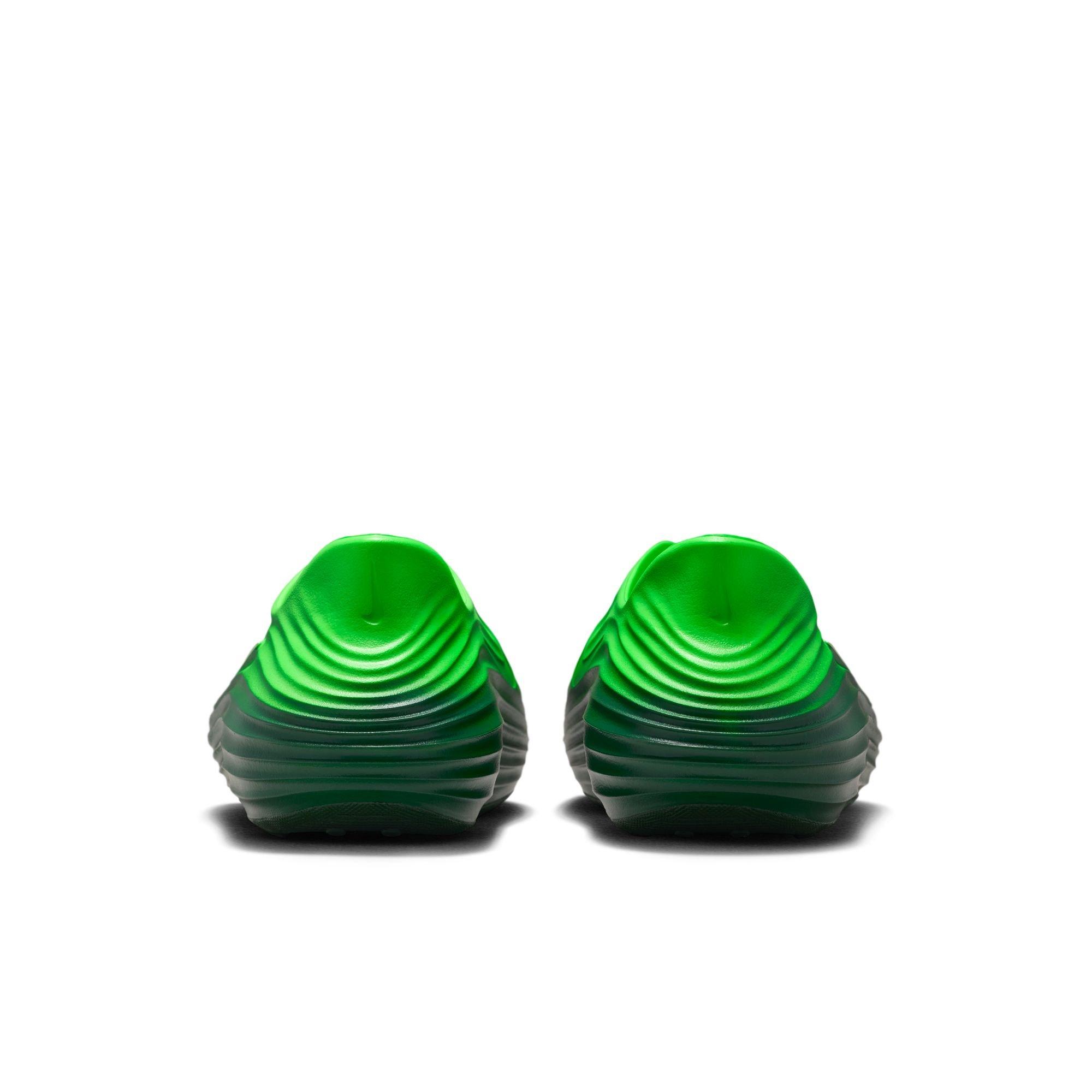 Nike ReactX Rejuven8 "Green Strike/Olive Aura/Fir" Preschool Boys' Slide - GREEN/BLACK Thumbnail View 7