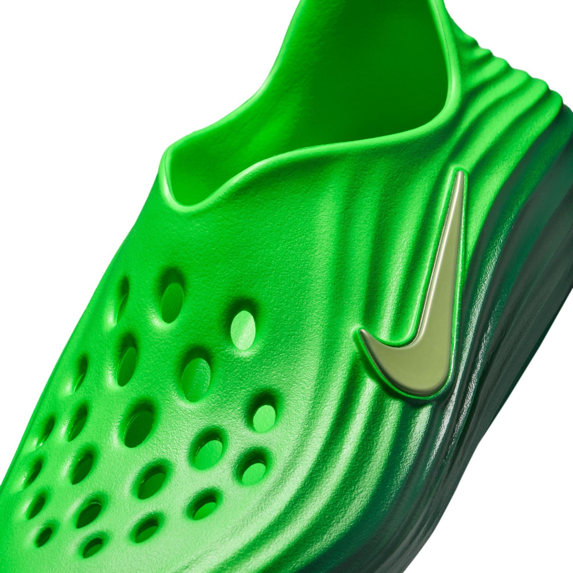 Nike ReactX Rejuven8 "Green Strike/Olive Aura/Fir" Preschool Boys' Slide - GREEN/BLACK Thumbnail View 10