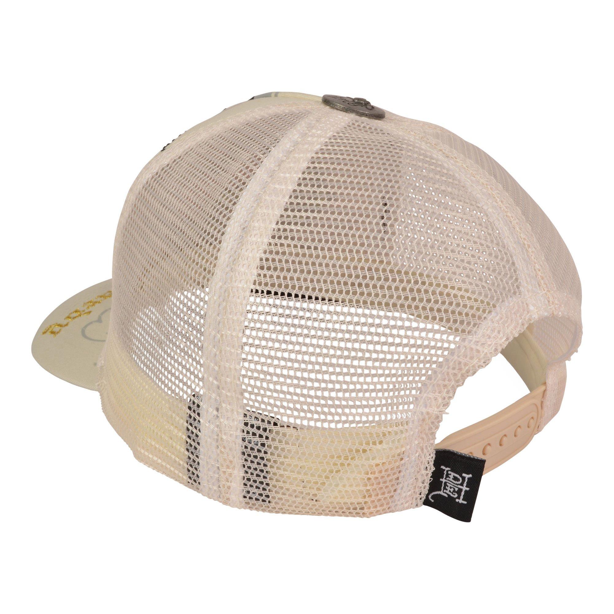 Ed Hardy Rhinestone Dagger Snake Snapback Hat-Black - CREAM Thumbnail View 3