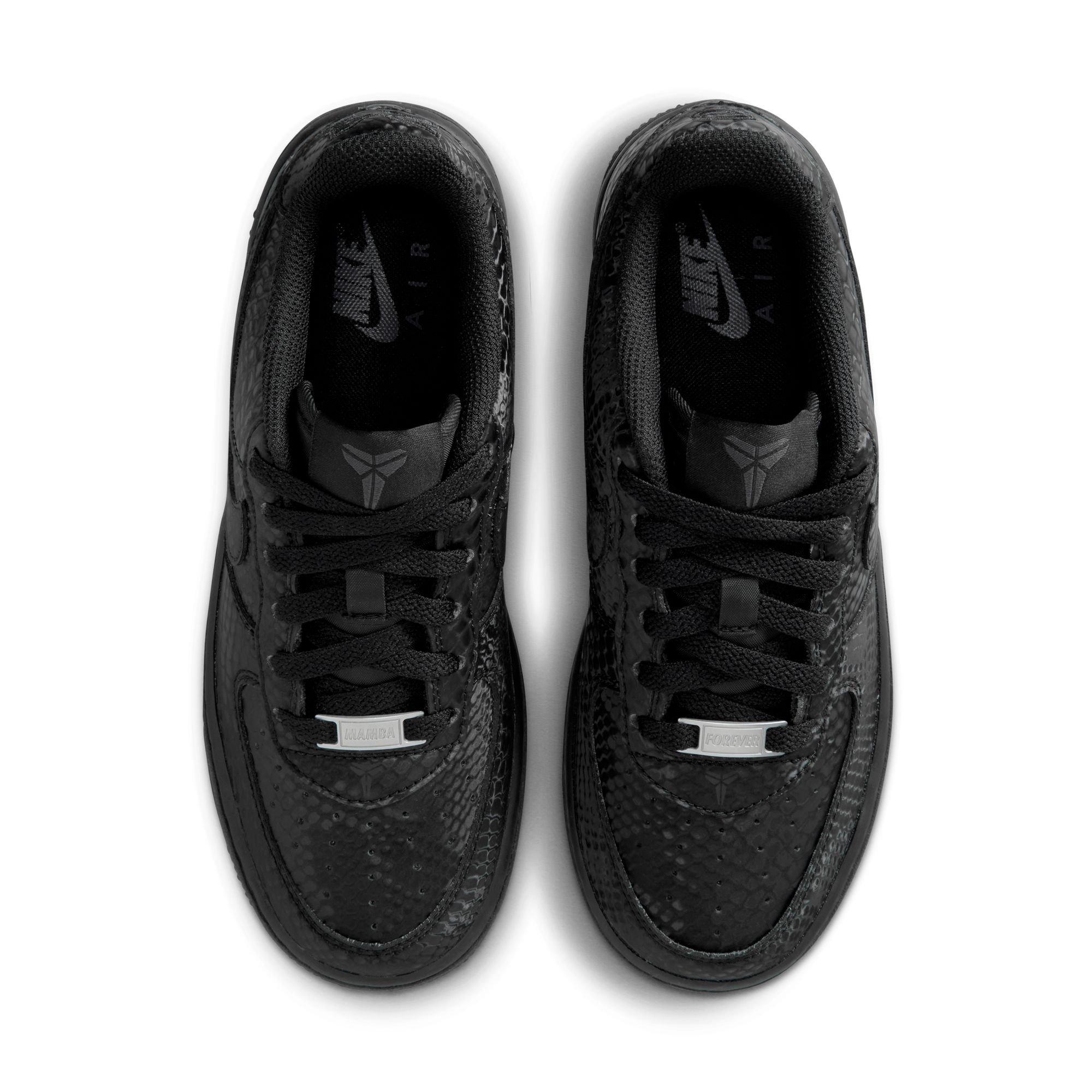 Nike Kobe Air Force 1 Low Grade School Boys' "Black" Shoe