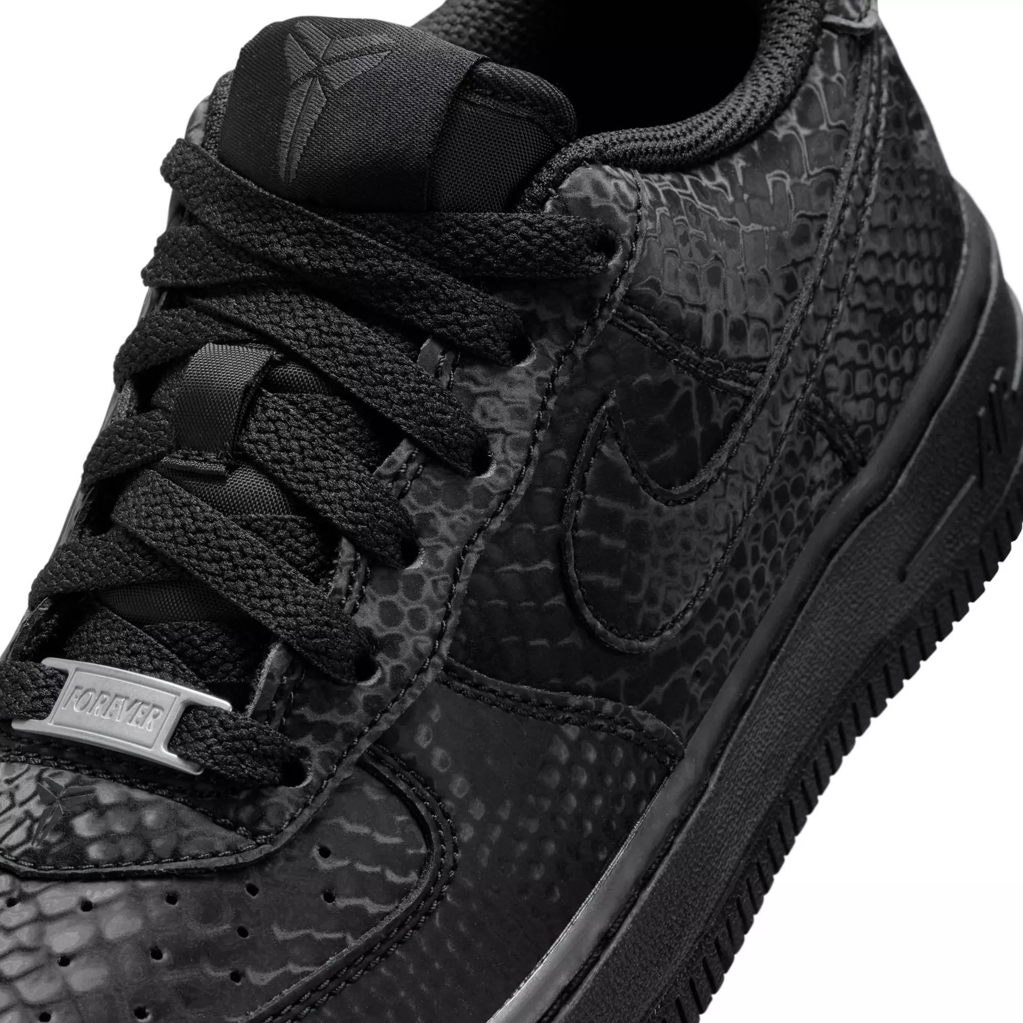 Nike Kobe Air Force 1 Low "Black" Grade School Boys' Shoe - BLACK