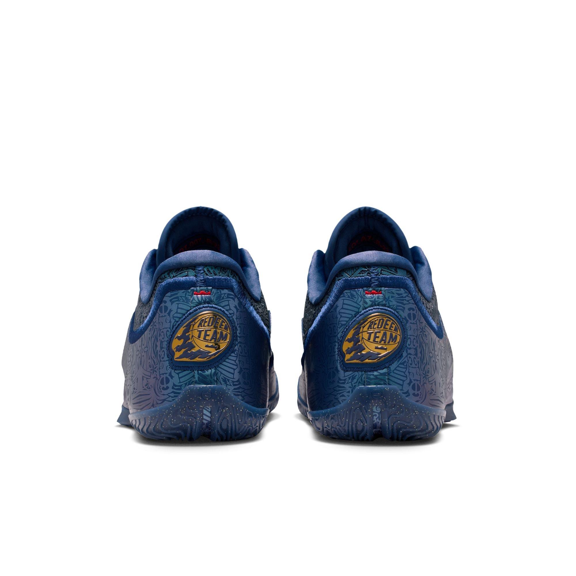 Nike LeBron XXIII "Out For Redemption" Men's Basketball Shoe - MIDNIGHT NAVY/METALLIC GOLD Thumbnail View 16