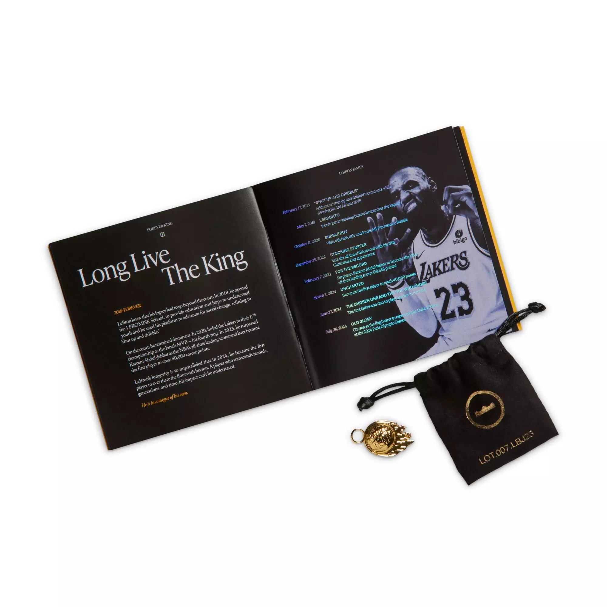 Nike LeBron XXIII "Out For Redemption" Men's Basketball Shoe - MIDNIGHT NAVY/METALLIC GOLD