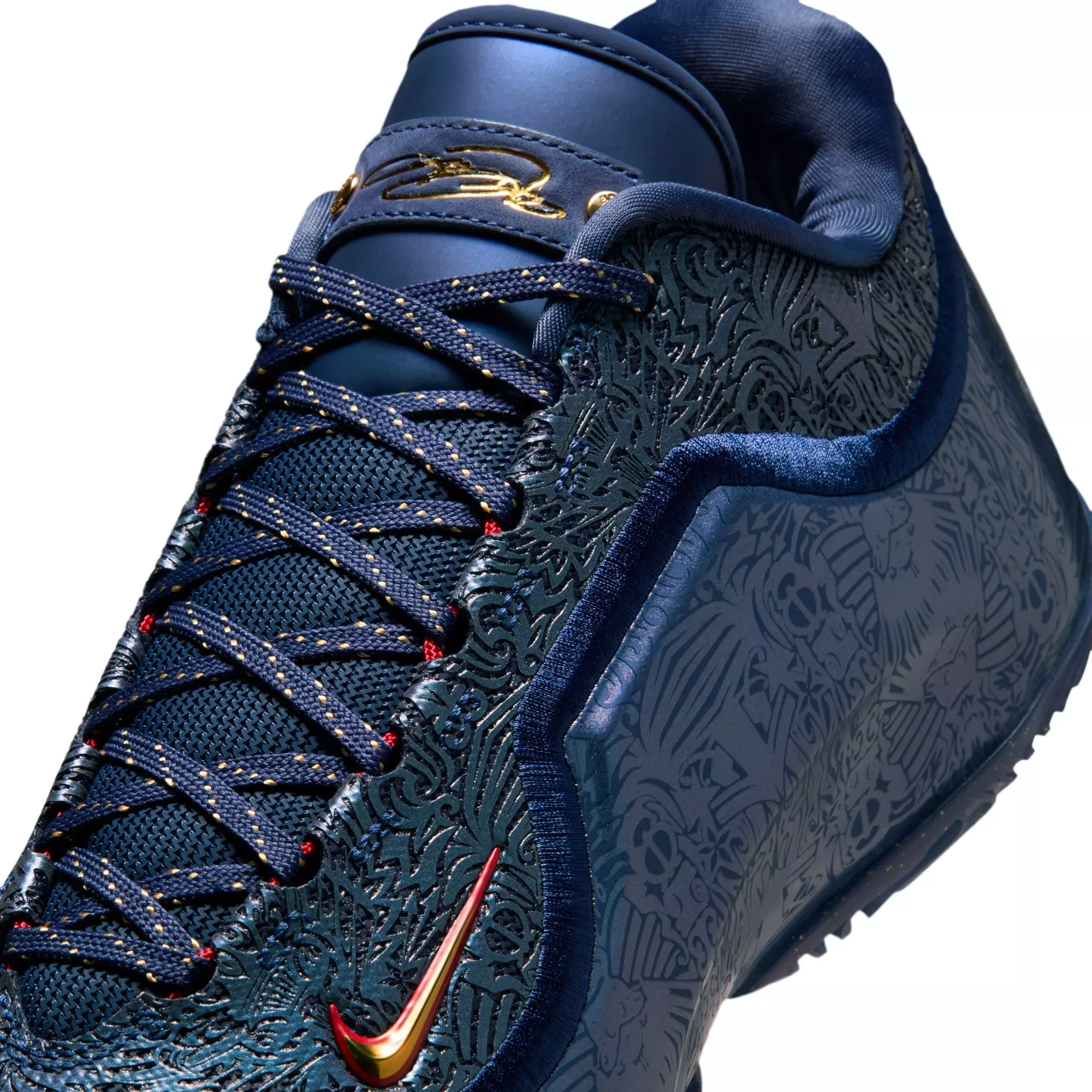 Nike LeBron XXIII "Out For Redemption" Men's Basketball Shoe - MIDNIGHT NAVY/METALLIC GOLD